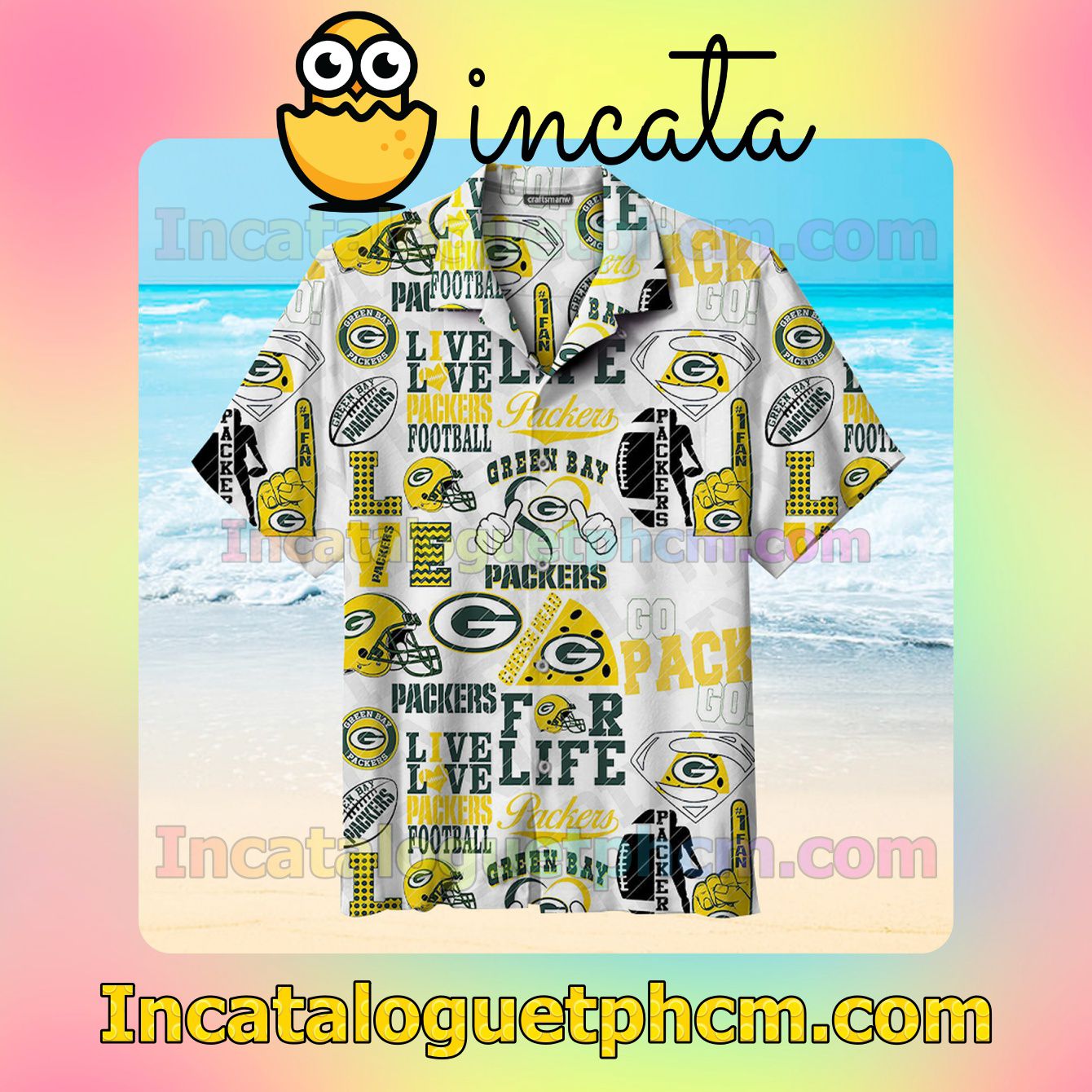 Love Green Bay Packers For Life Vacation Shirt