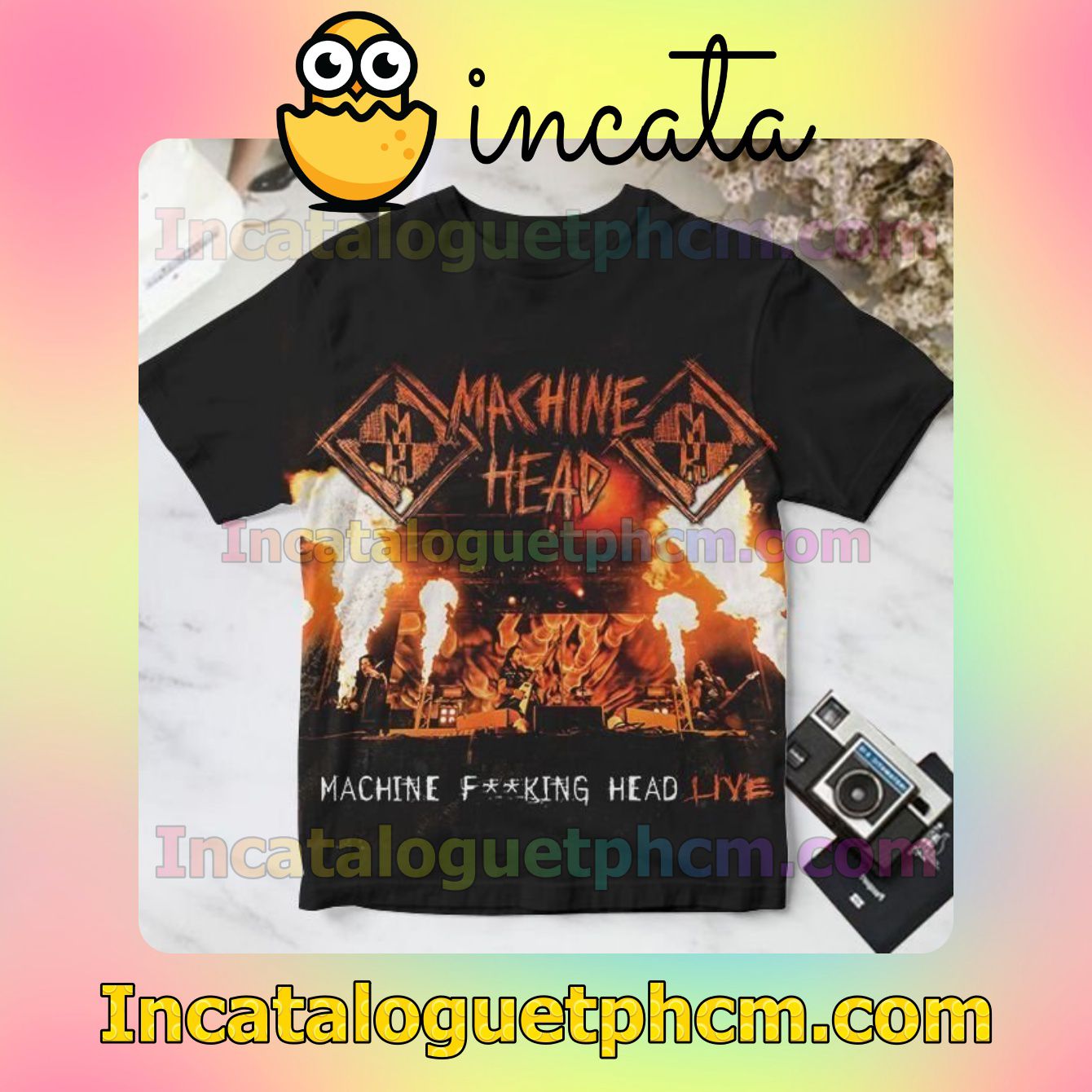 Machine Head Machine Fucking Head Live Album Cover Personalized Shirt