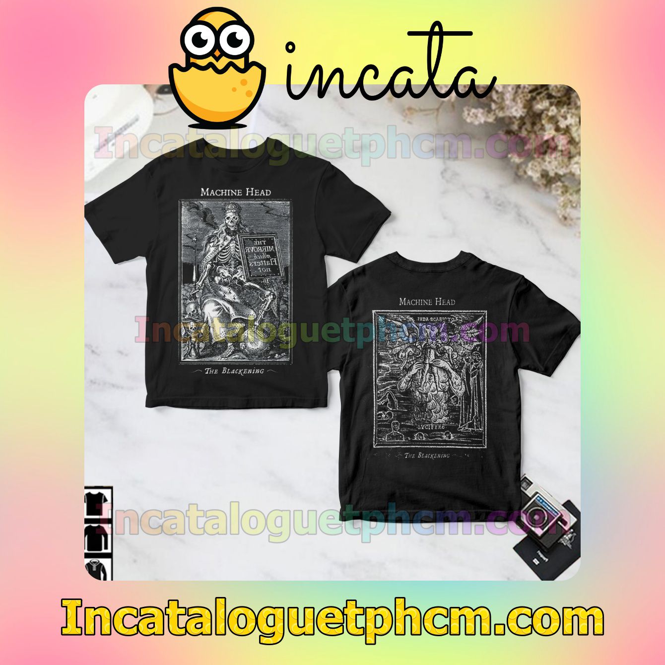 Machine Head The Blackening Album Cover Black Gift Shirt