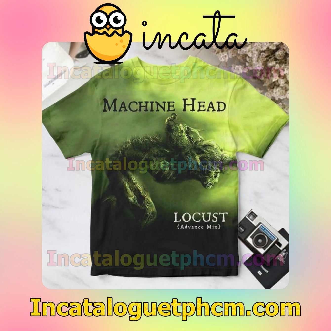 Machine Head Unto The Locust Album Cover Personalized Shirt