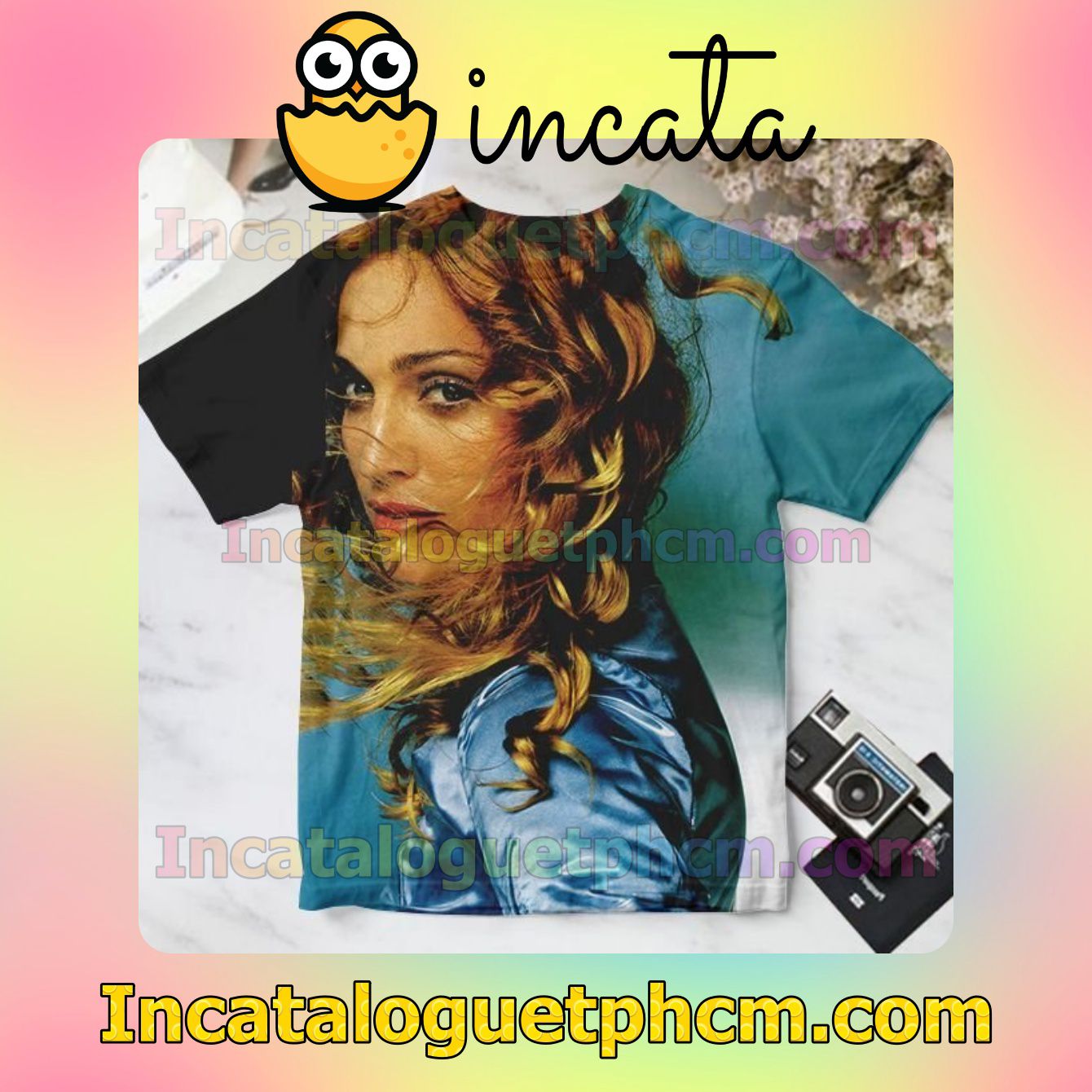 Madonna Ray Of Light Album Cover For Fan Personalized T-Shirt