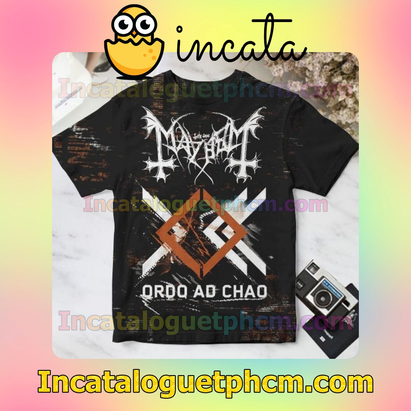Mayhem Ordo Ad Chao Album Cover For Fan Personalized T-Shirt