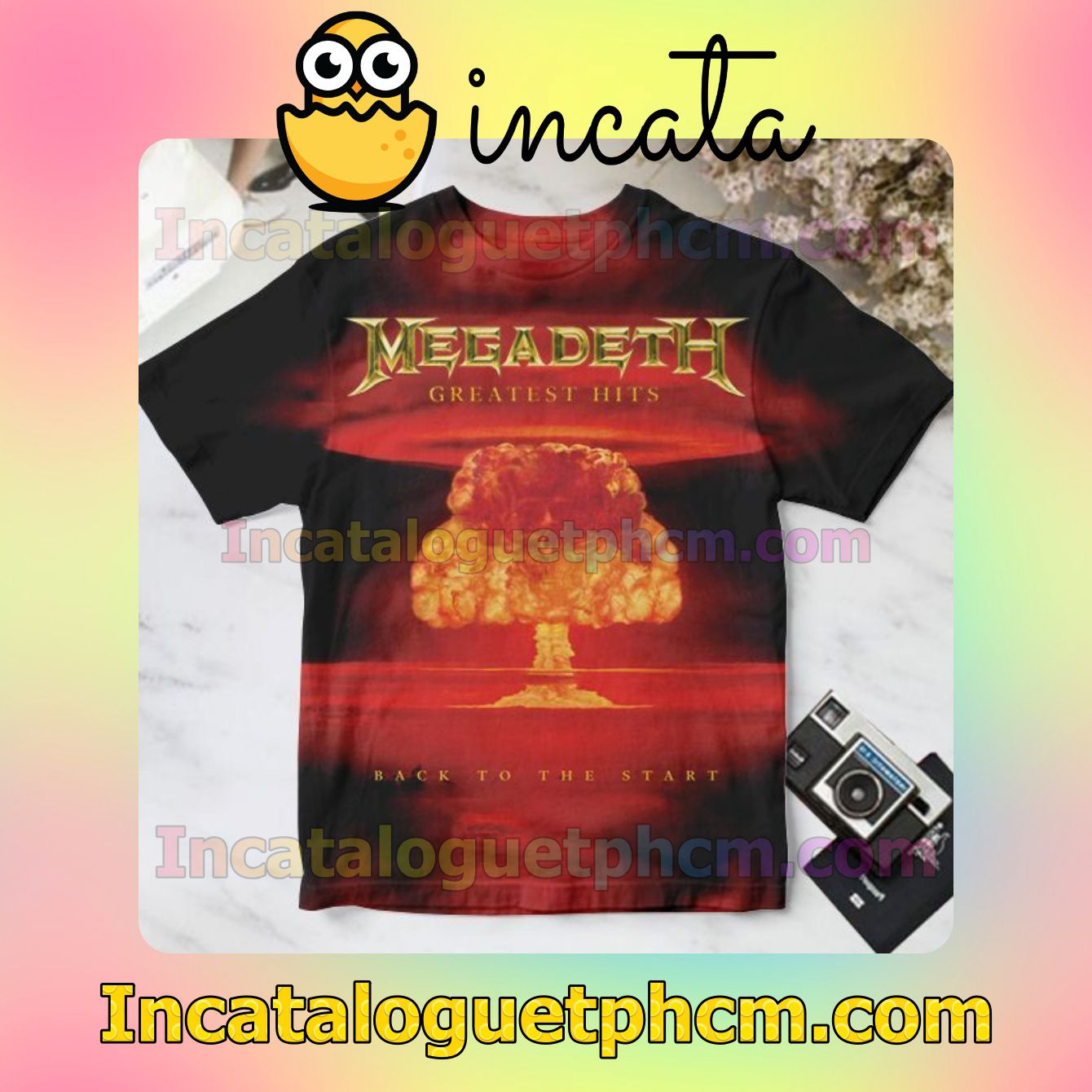 Megadeth Greatest Hits Back To The Start Album Cover Personalized Shirt