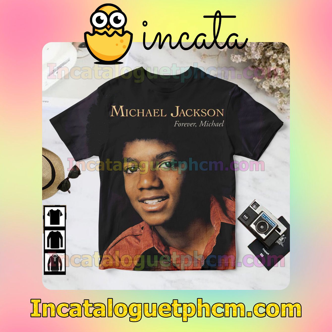 Michael Jackson Forever Michael Album Cover Gift Shirt