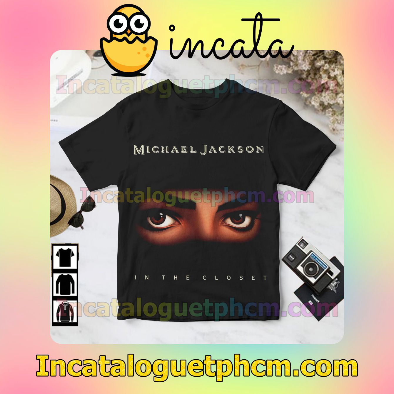 Michael Jackson In The Closet Single Cover Black Gift Shirt