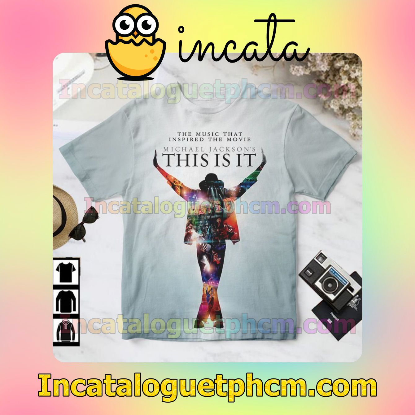 Michael Jackson's This Is It Album Cover For Fan Shirt