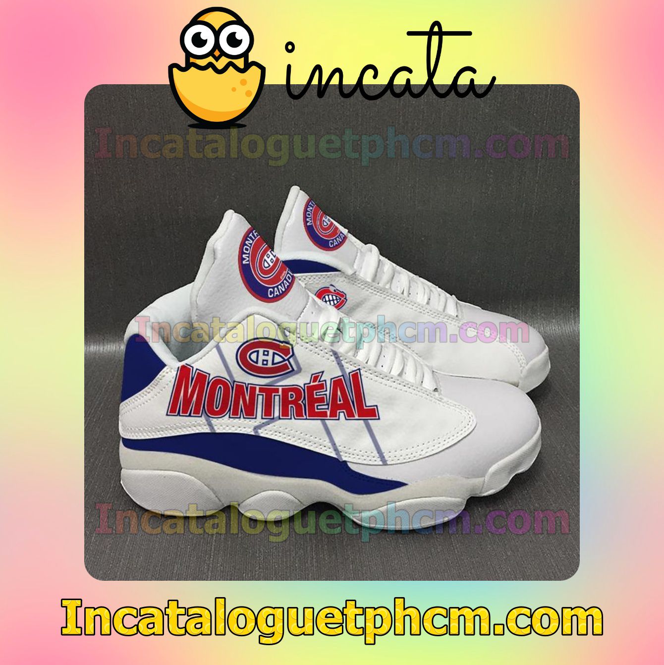 Montreal Canadiens White Jordans