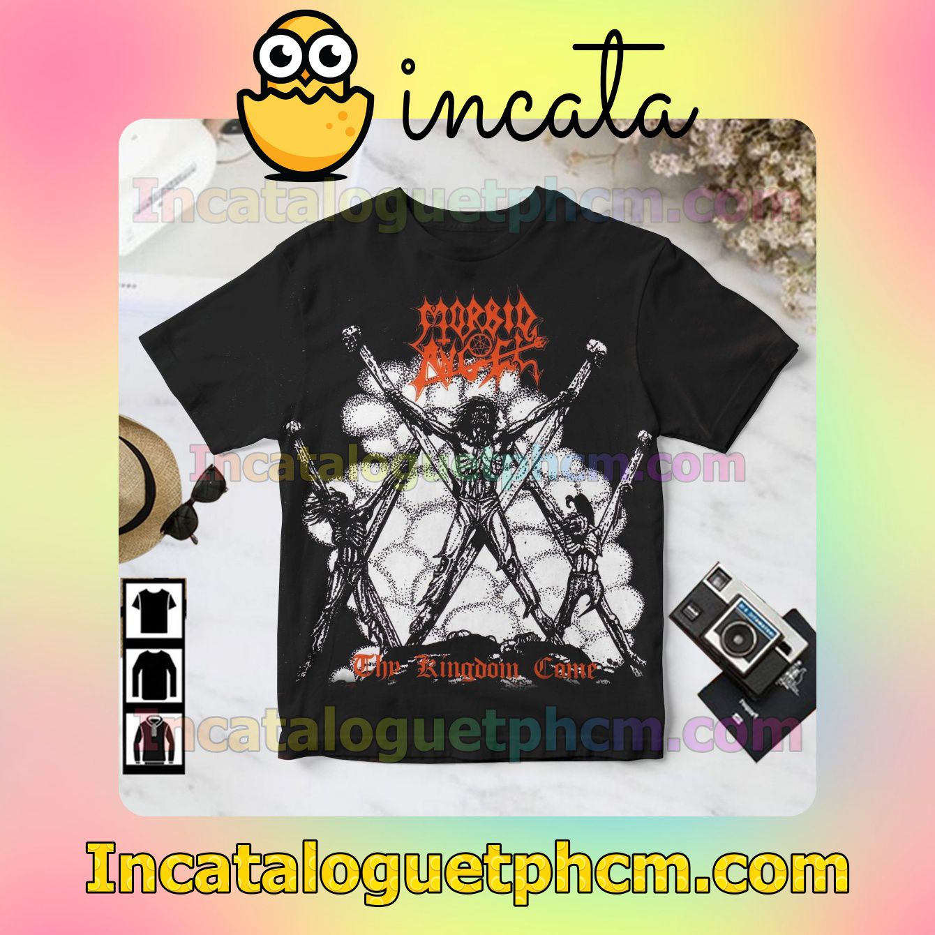Morbid Angel Thy Kingdom Come Album Cover Gift Shirt