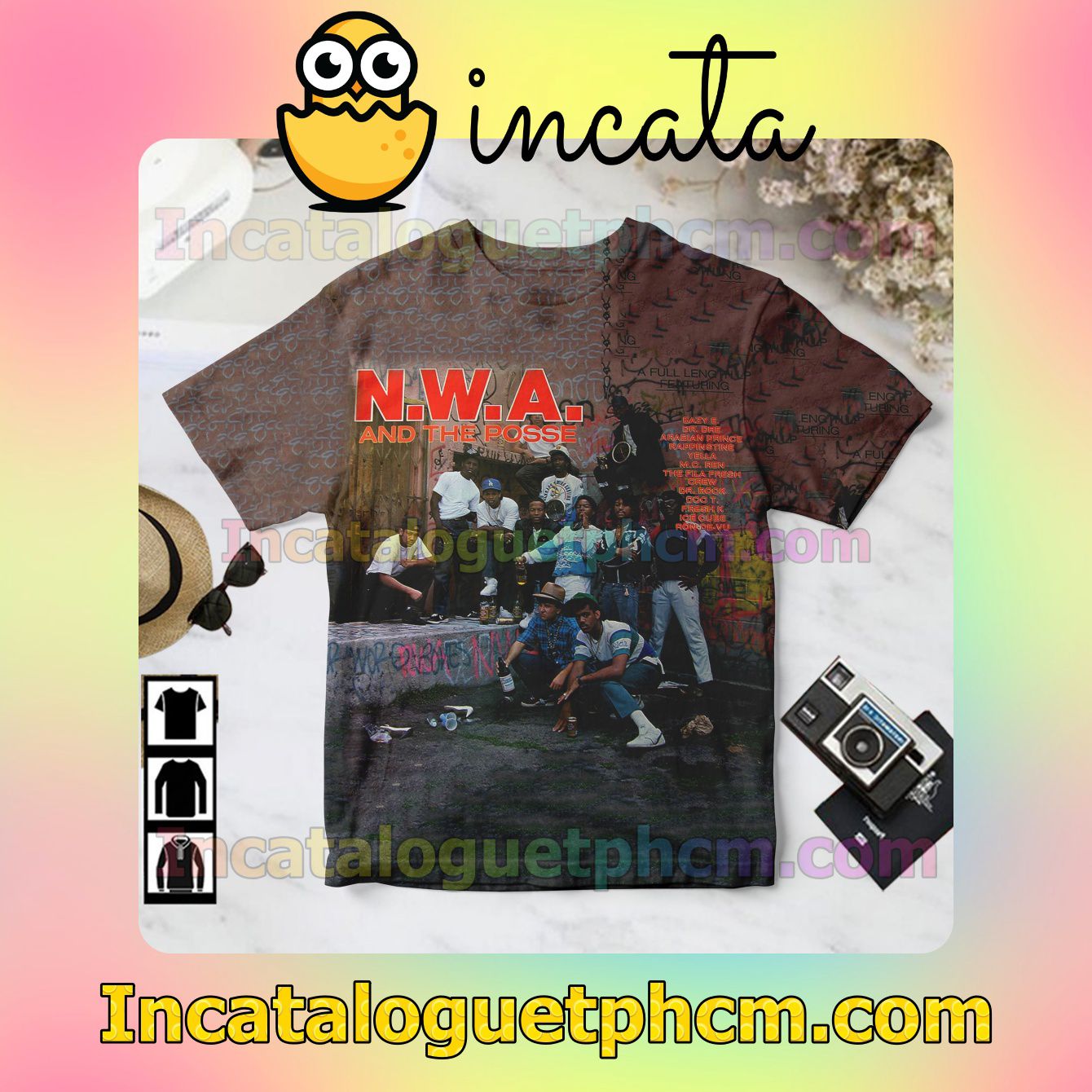 N.w.a And The Posse Compilation Album Cover Gift Shirt