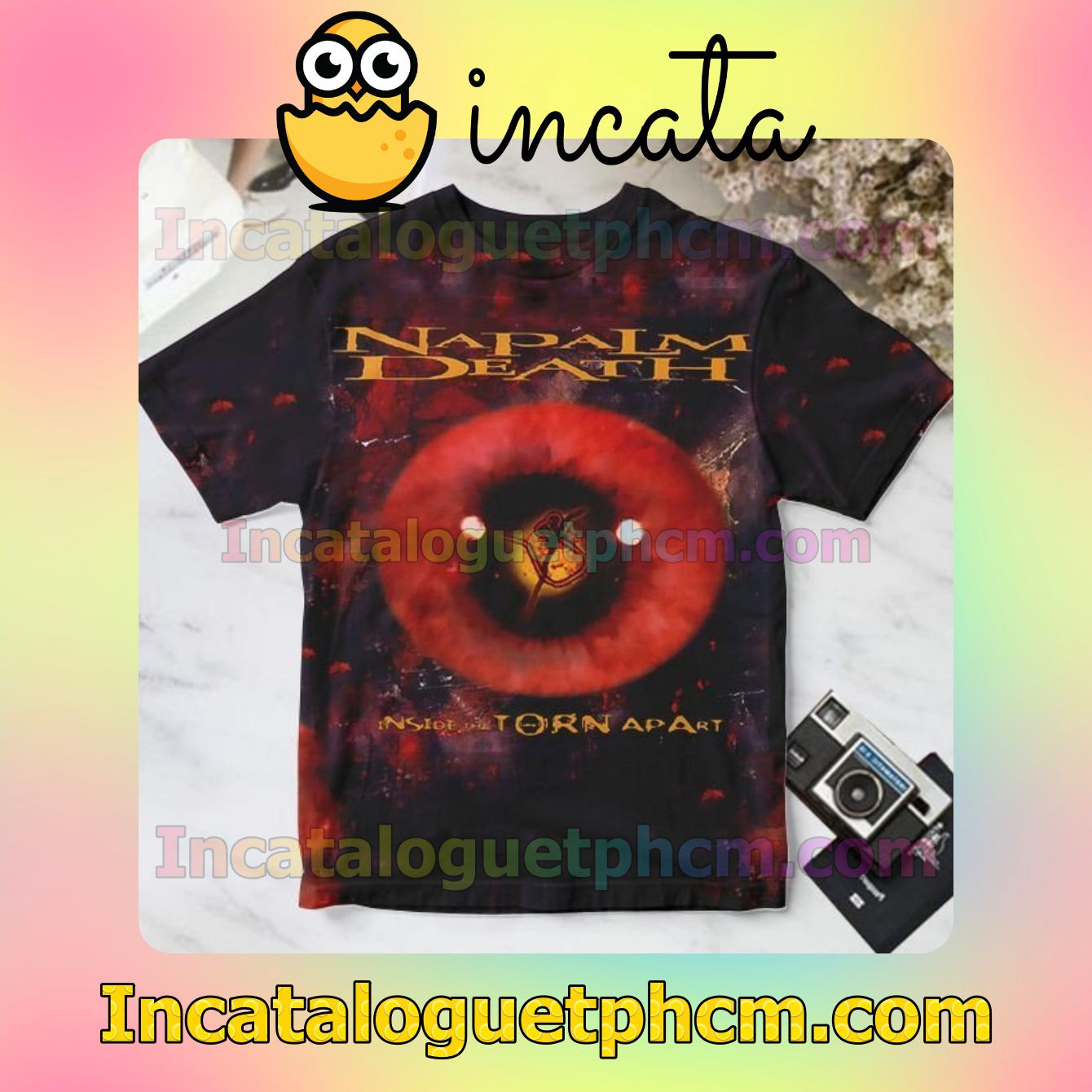Napalm Death Inside The Torn Apart Album Cover Personalized Shirt