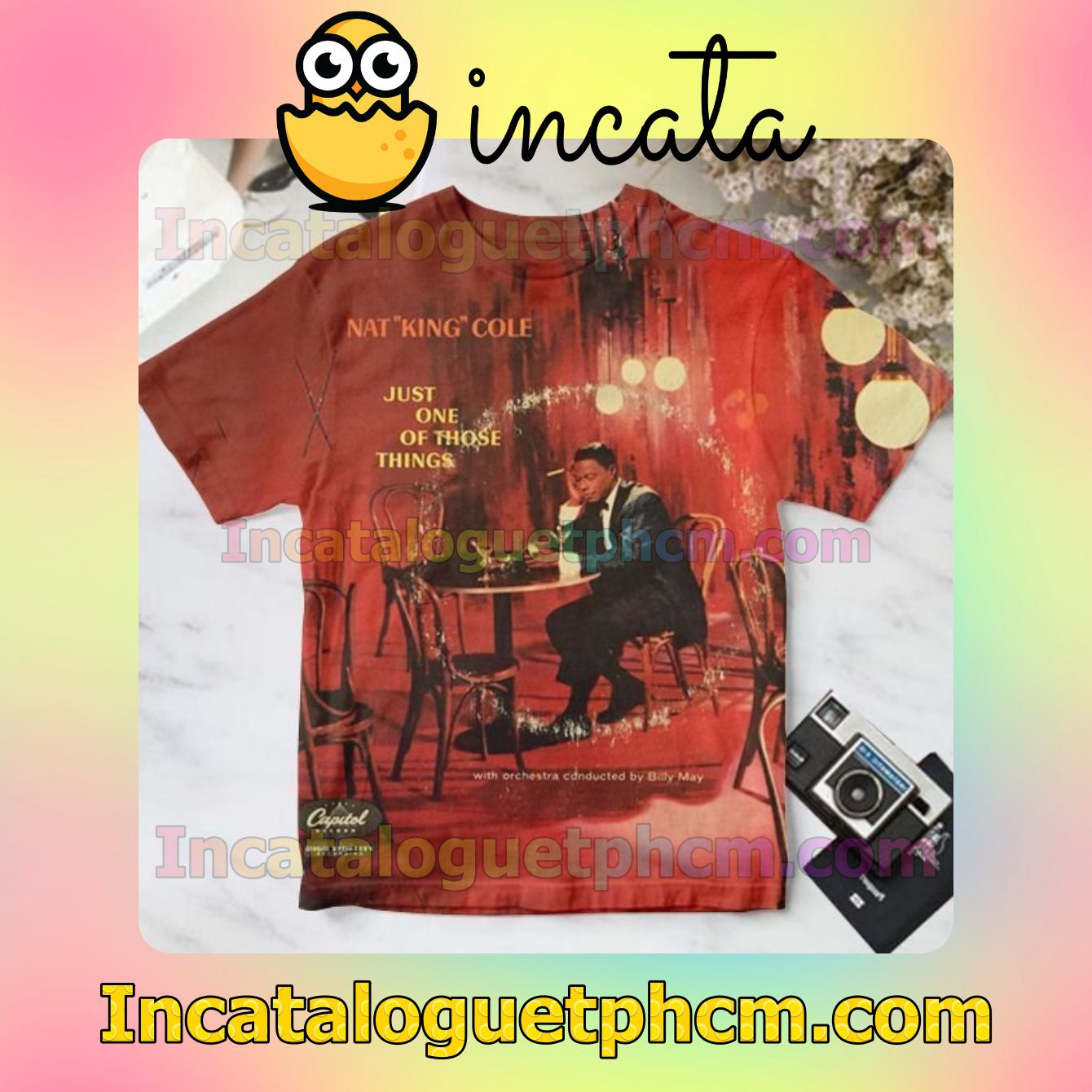 Nat King Cole Just One Of Those Things Album Cover For Fan Personalized T-Shirt
