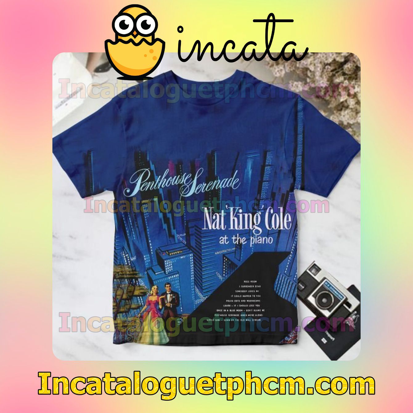 Nat King Cole Penthouse Serenade Album Cover Personalized Shirt
