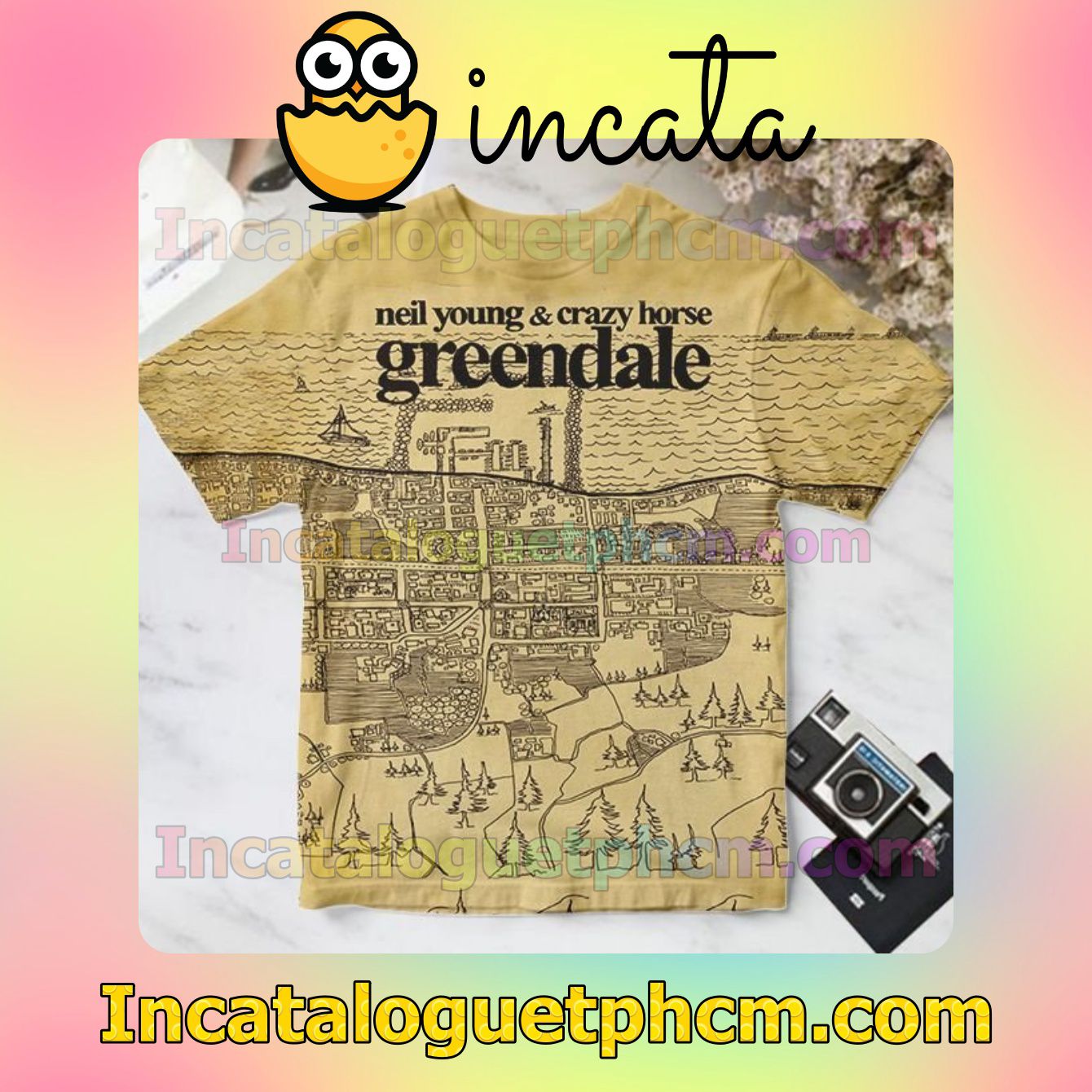 Neil Young And Crazy Horse Greendale Album Cover Personalized Shirt