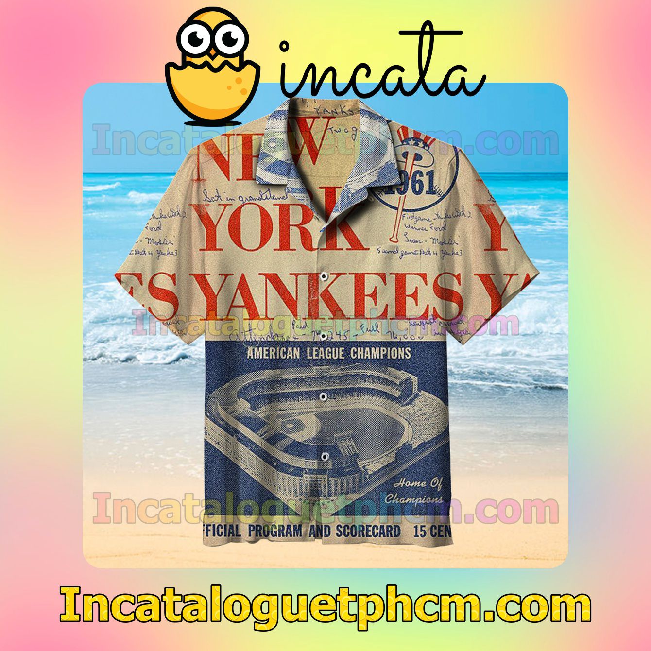 New York Yankees American League Champions Home Of Champions Vacation Shirt
