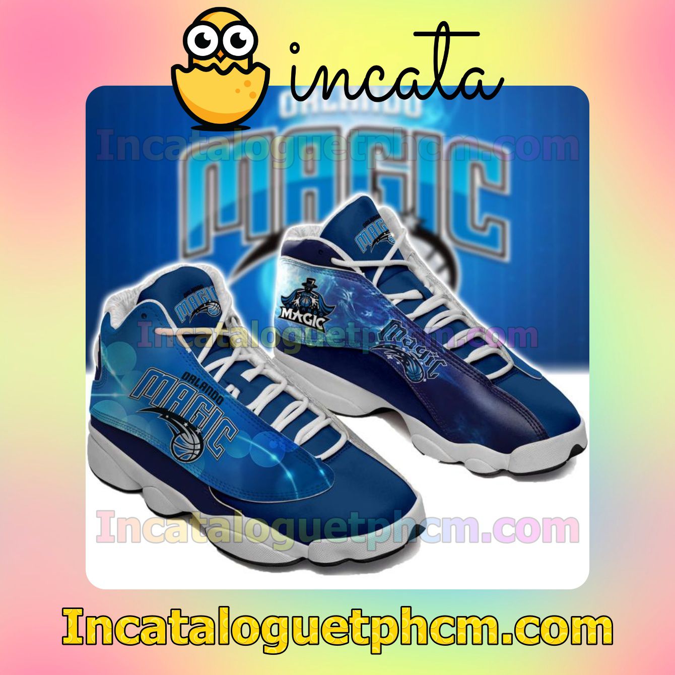 Orlando Magic Blue Jordans