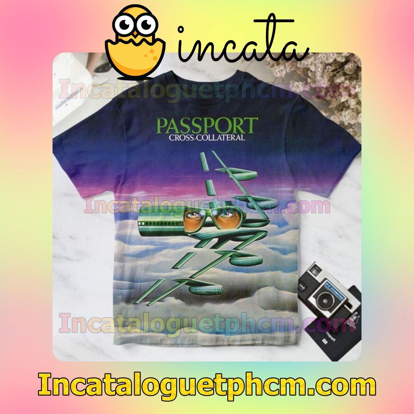 Passport Cross Collateral Album Cover For Fan Shirt