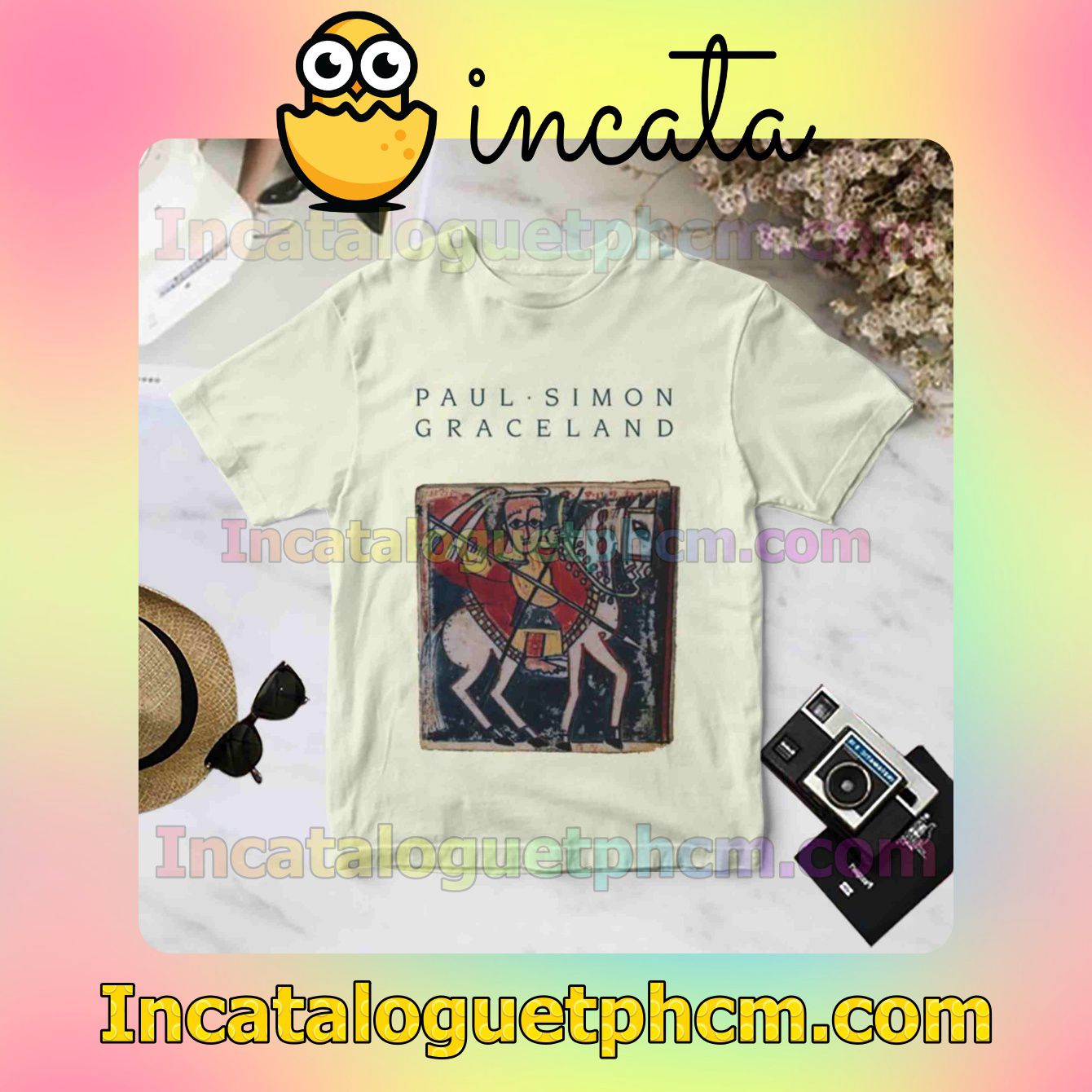 Paul Simon Graceland Album Cover Style 2 For Fan Shirt