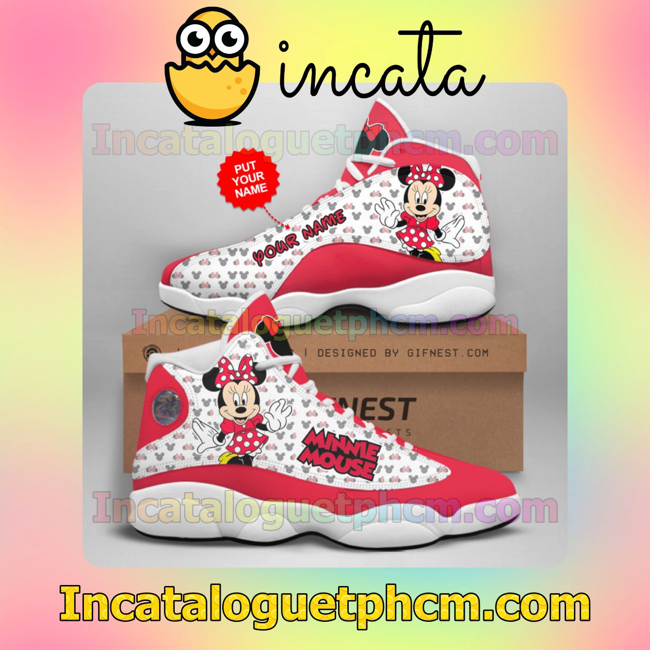 Personalized Disney Minnie Mouse Shoes Jordans