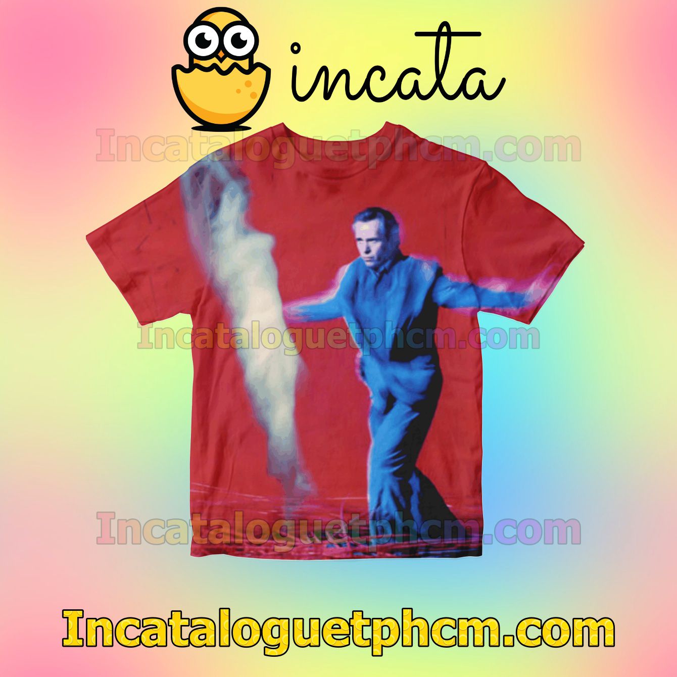 Peter Gabriel Us Album Cover Red For Fan Shirt