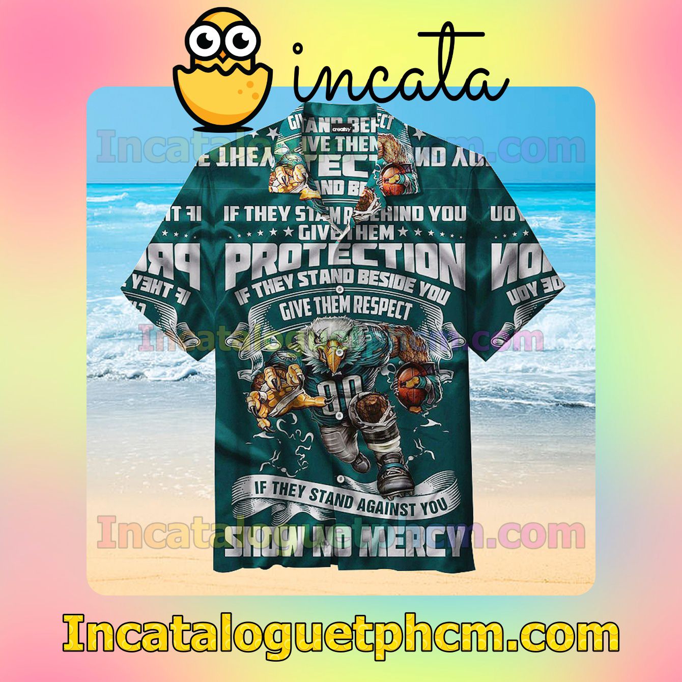 Philadelphia Eagles If They Stand Against You Show No Mercy Vacation Shirt
