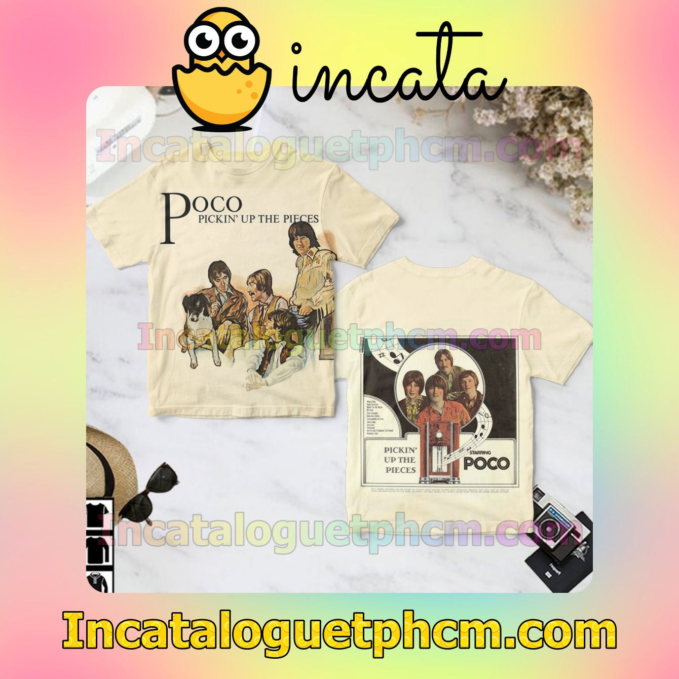 Poco Pickin' Up The Pieces Album Cover Gift Shirt