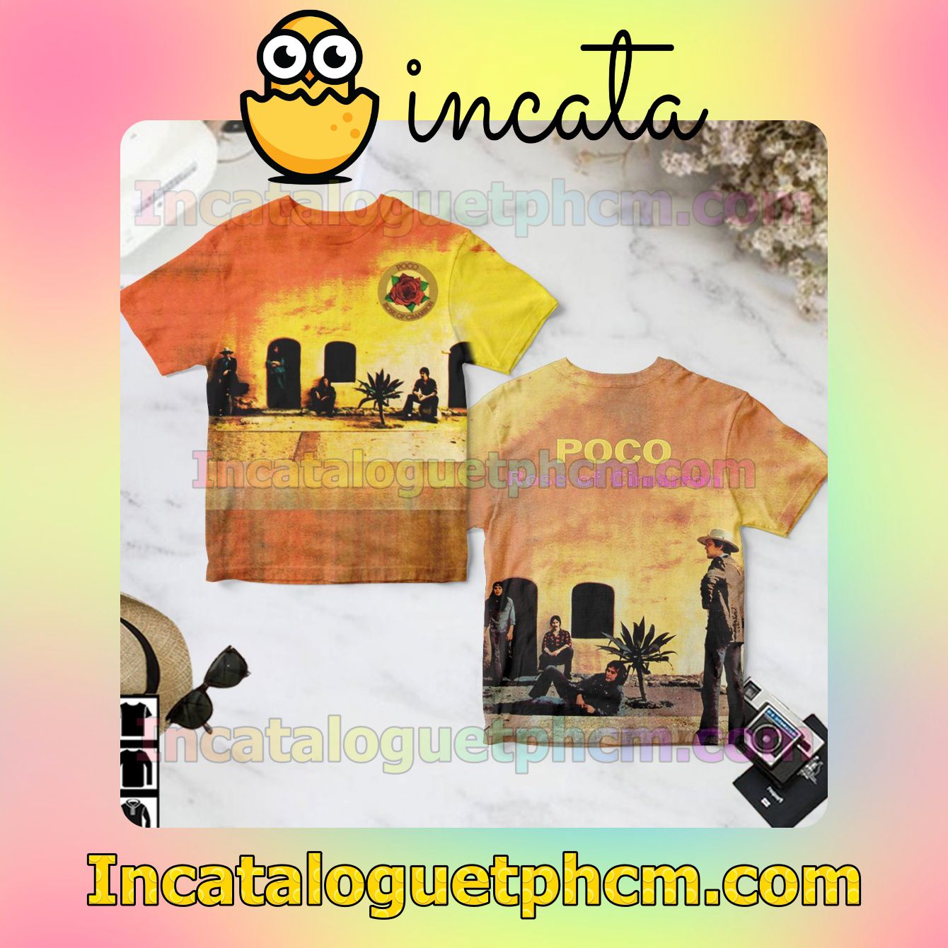Poco Rose Of Cimarron Album Cover Gift Shirt