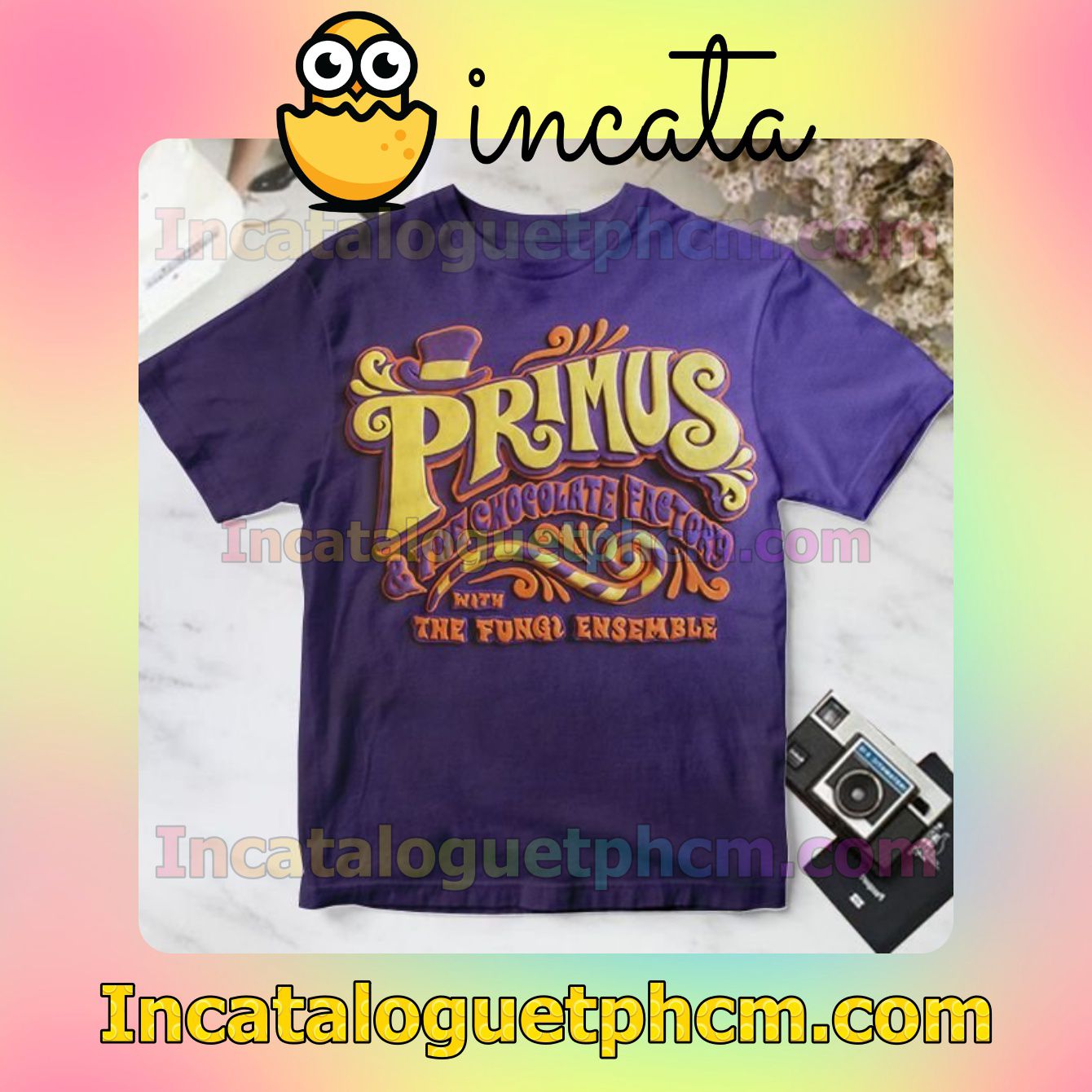Primus And The Chocolate Factory With The Fungi Ensemble Album Cover Personalized Shirt