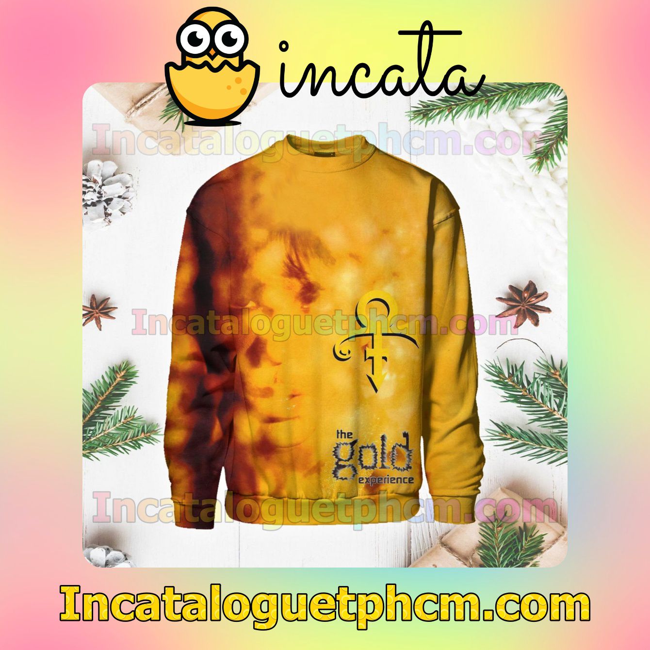 Prince The Gold Experience Album Cover Long Sleeve Shirts For Men