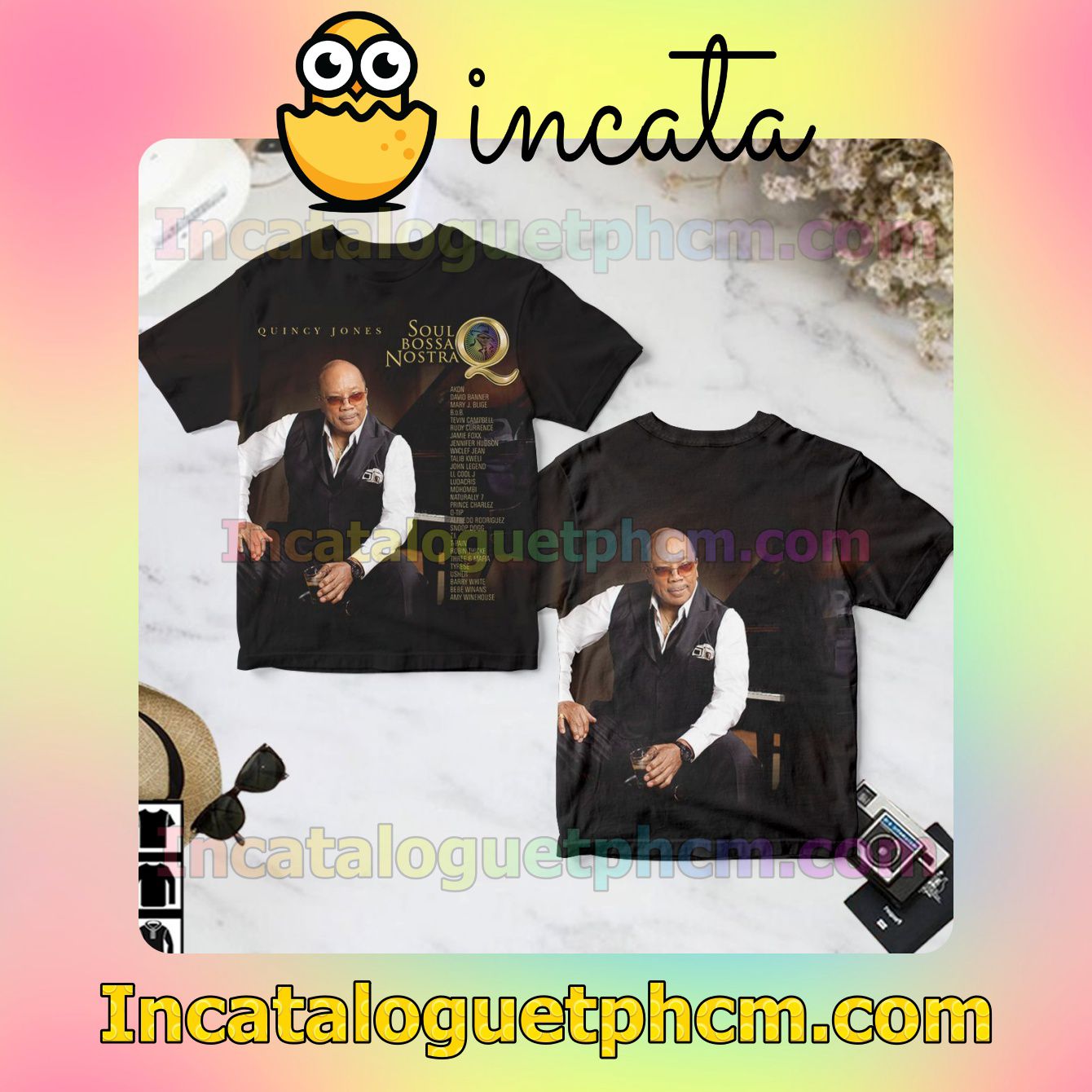 Quincy Jones Q Soul Bossa Nostra Album Cover Gift Shirt