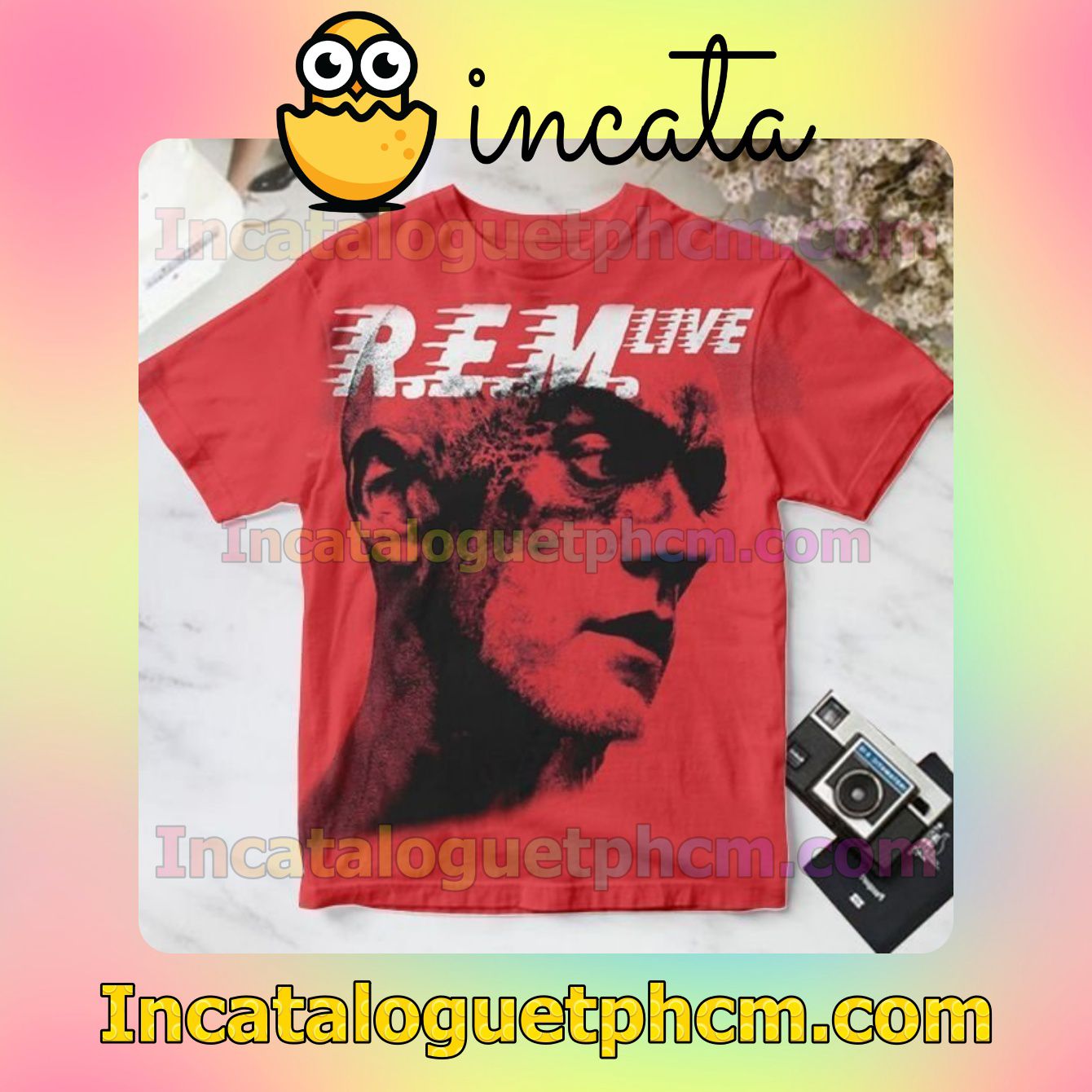R.e.m. Live Album Cover Red Personalized Shirt