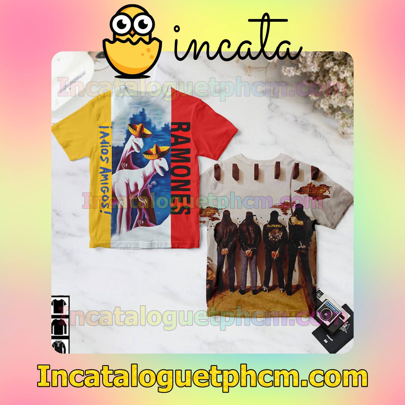 Ramones Adios Amigos Album Cover Gift Shirt
