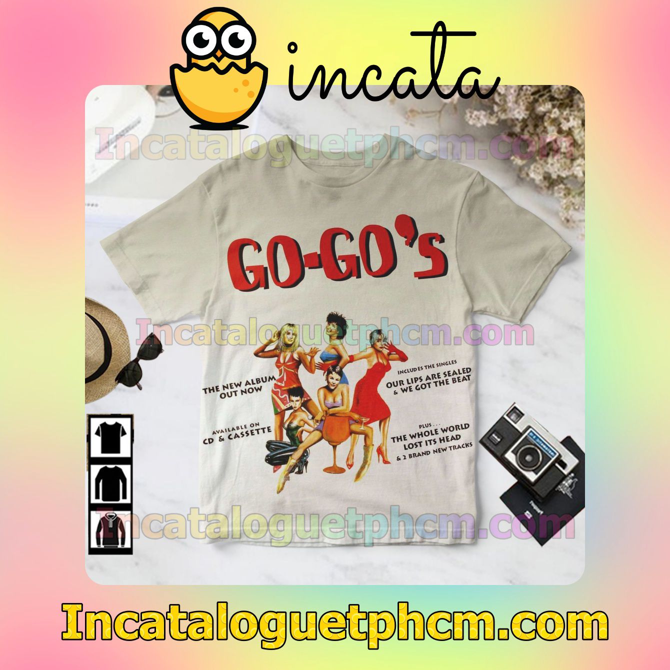 Return To The Valley Of The Go-go's Compilation Album Cover Gift Shirt