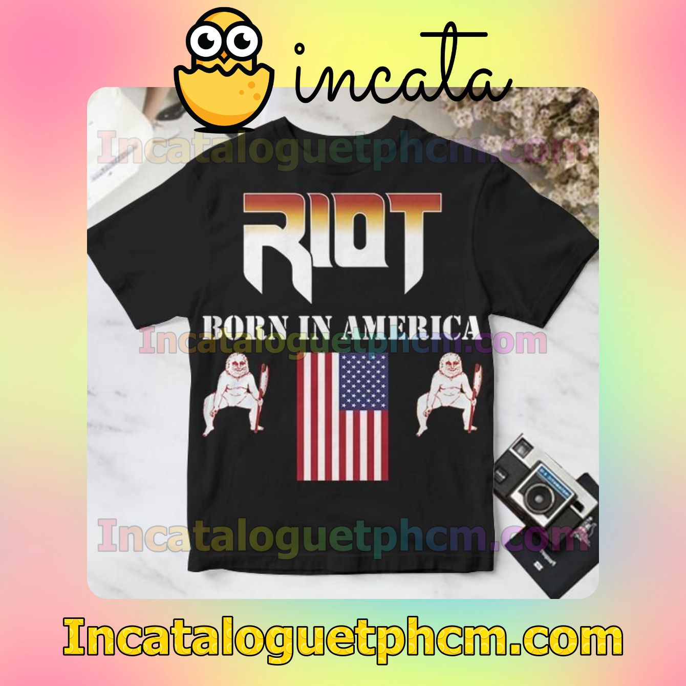 Riot Born In America Album Cover Personalized Shirt