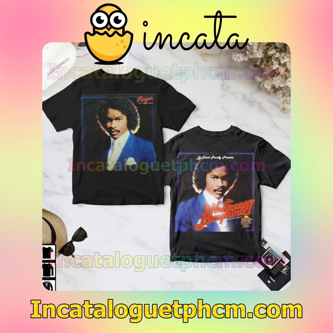 Roger Troutman The Saga Continues Album Cover Gift Shirt