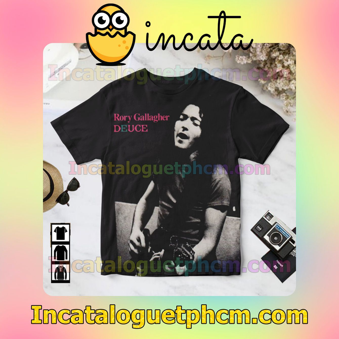 Rory Gallagher Deuce Album Cover Gift Shirt