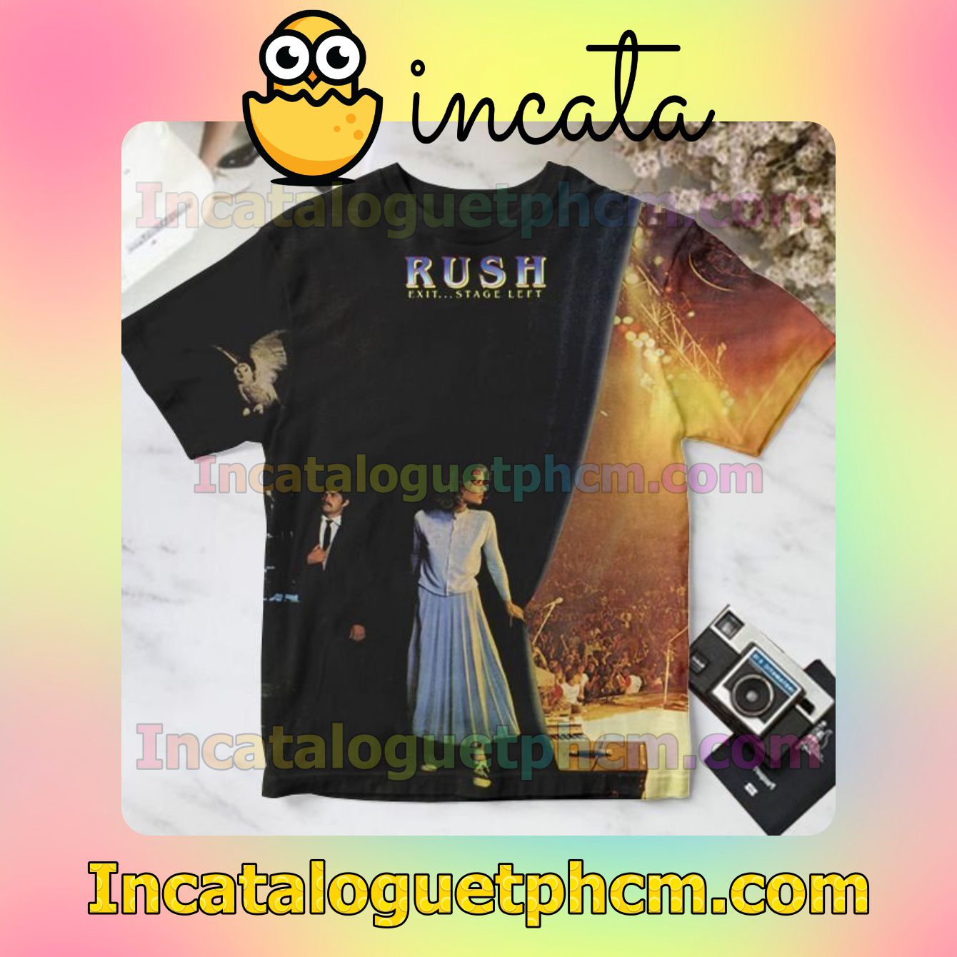 Rush Exit Stage Left Album Cover Personalized Shirt