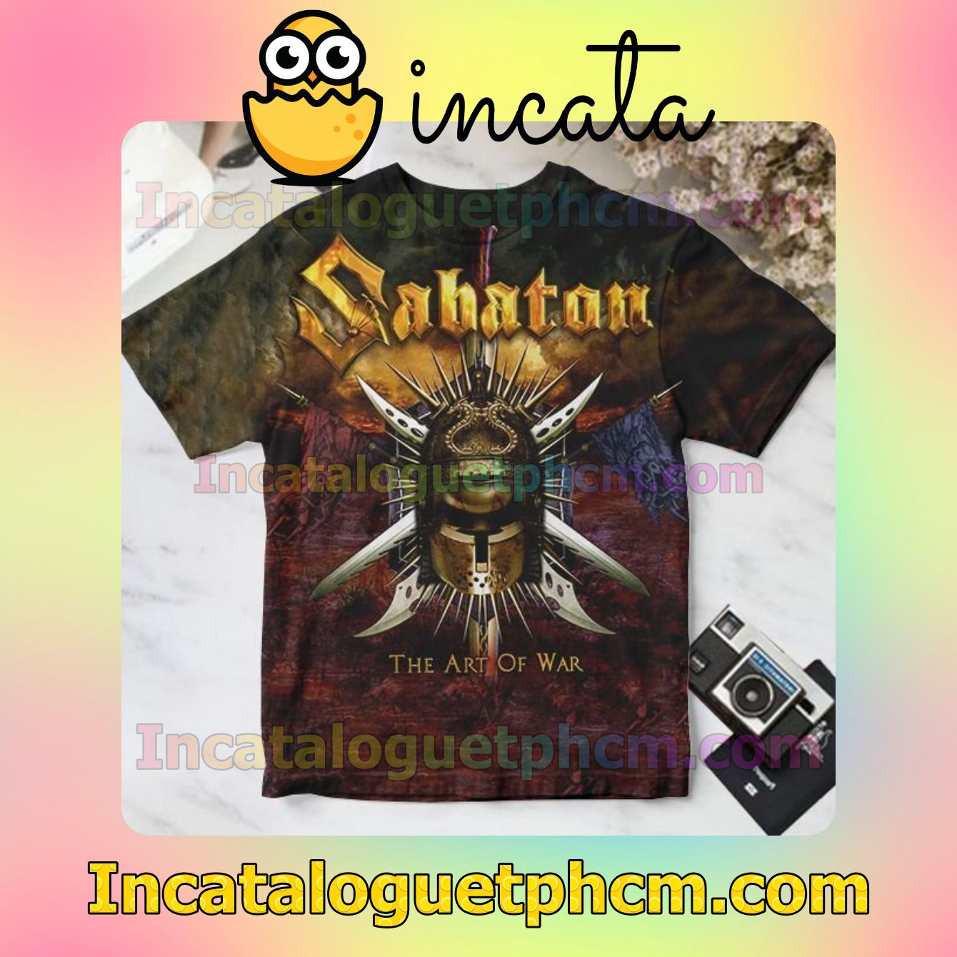 Sabaton The Art Of War Album Cover Personalized Shirt