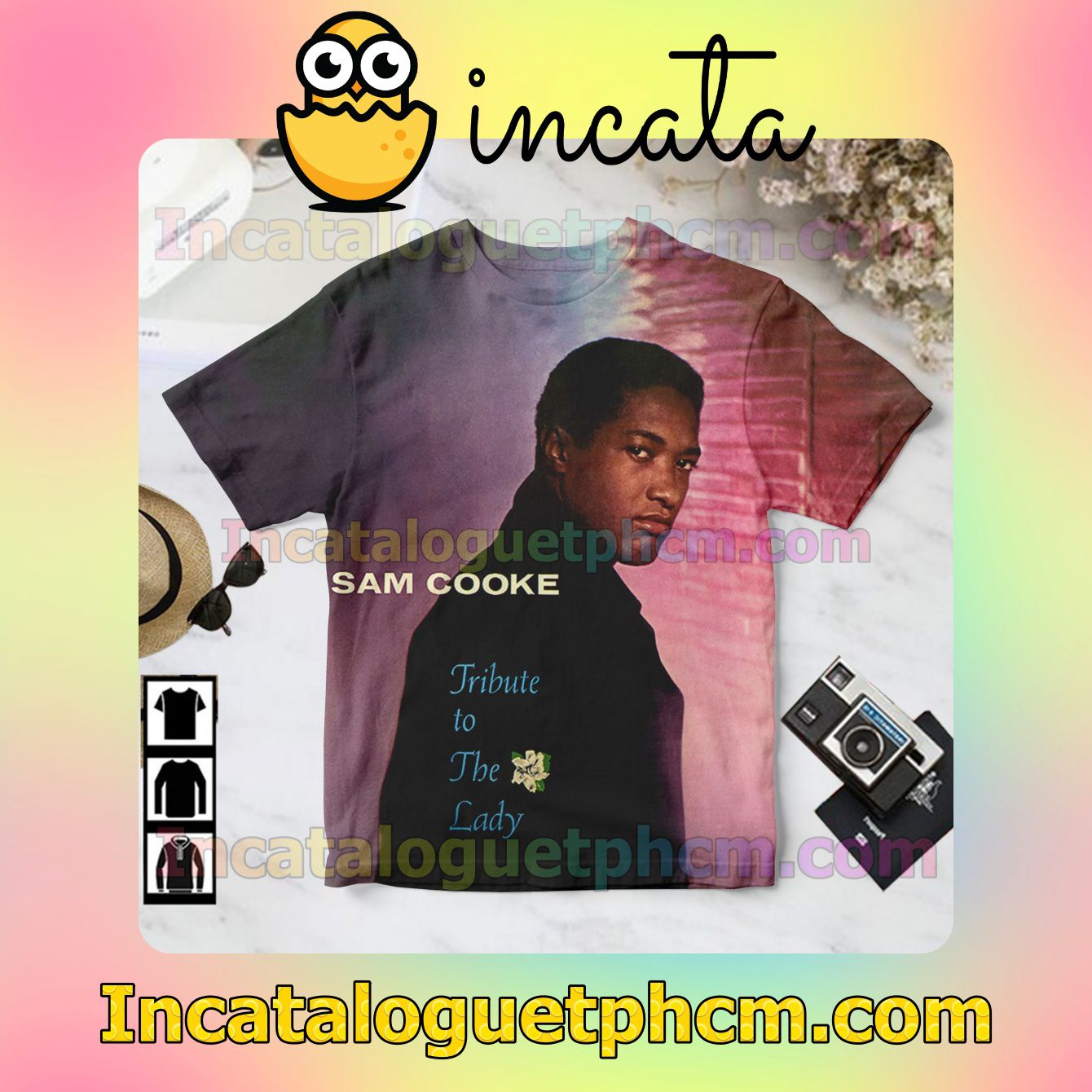 Sam Cooke Tribute To The Lady Album Cover Gift Shirt