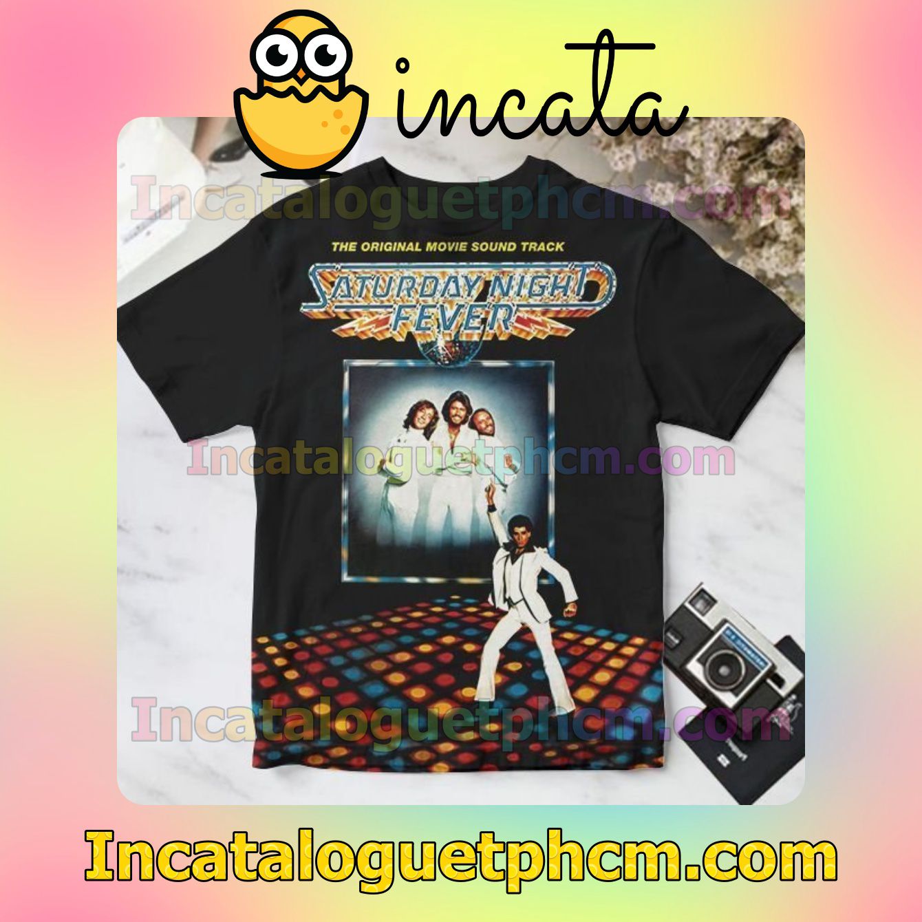Saturday Night Fever Soundtrack Album Cover Personalized Shirt
