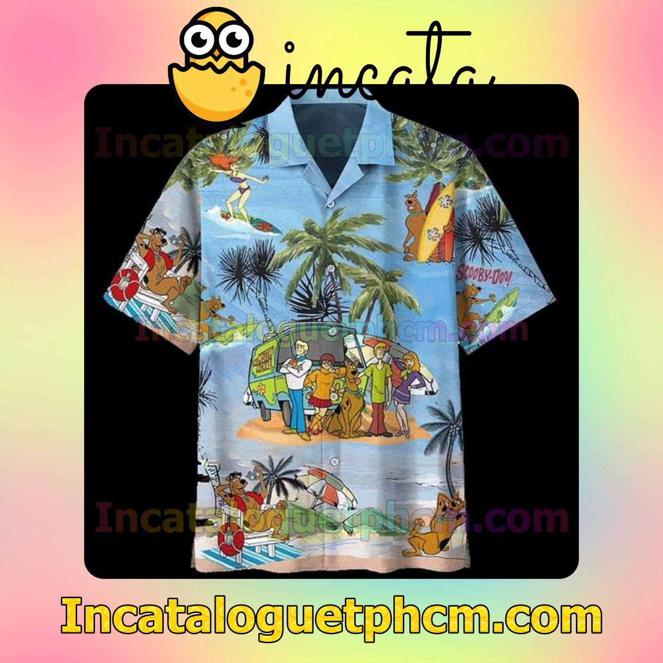Scooby Doo Aloha Disney Summer Beach Shirt