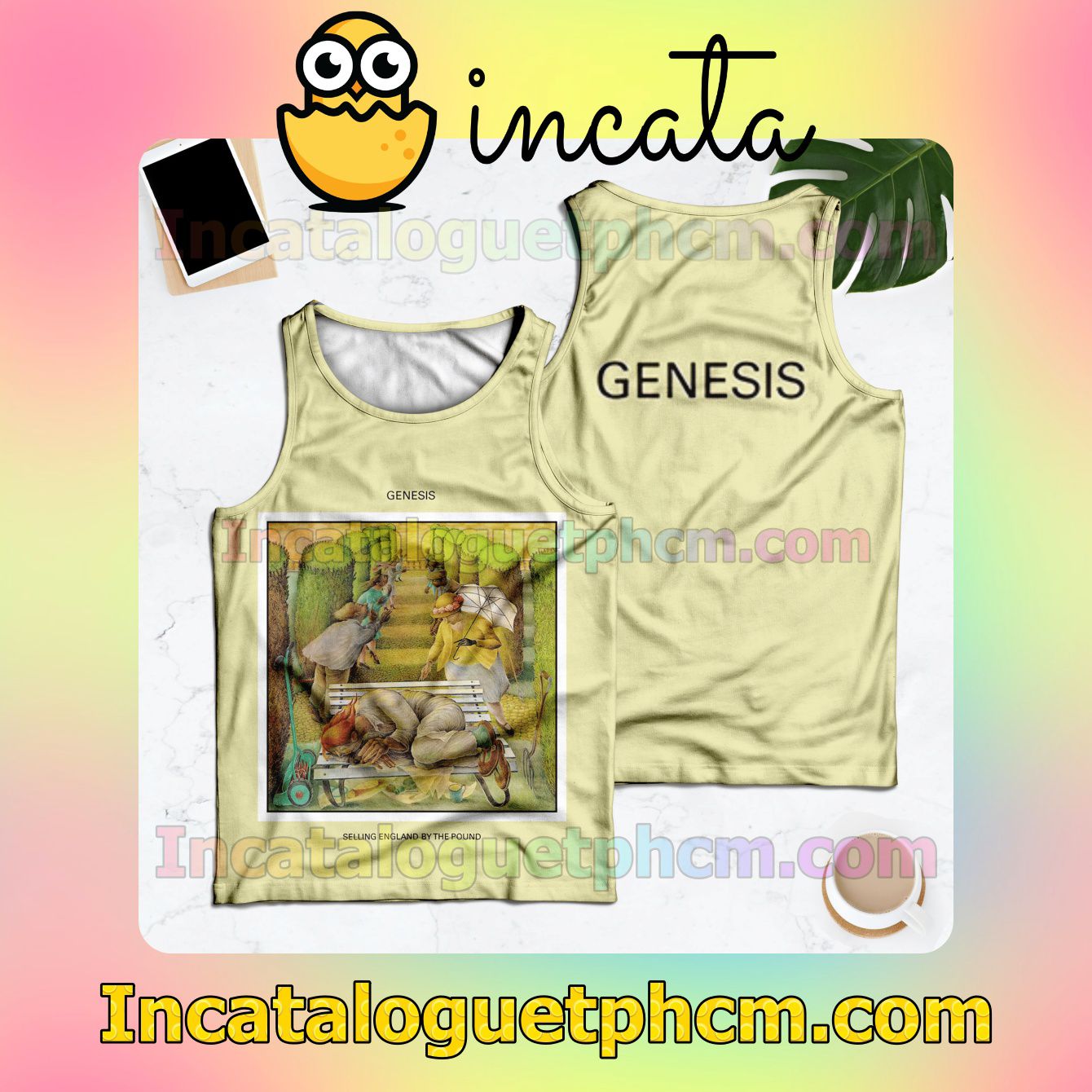 Selling England By The Pound Album By Genesis Racerback Tank