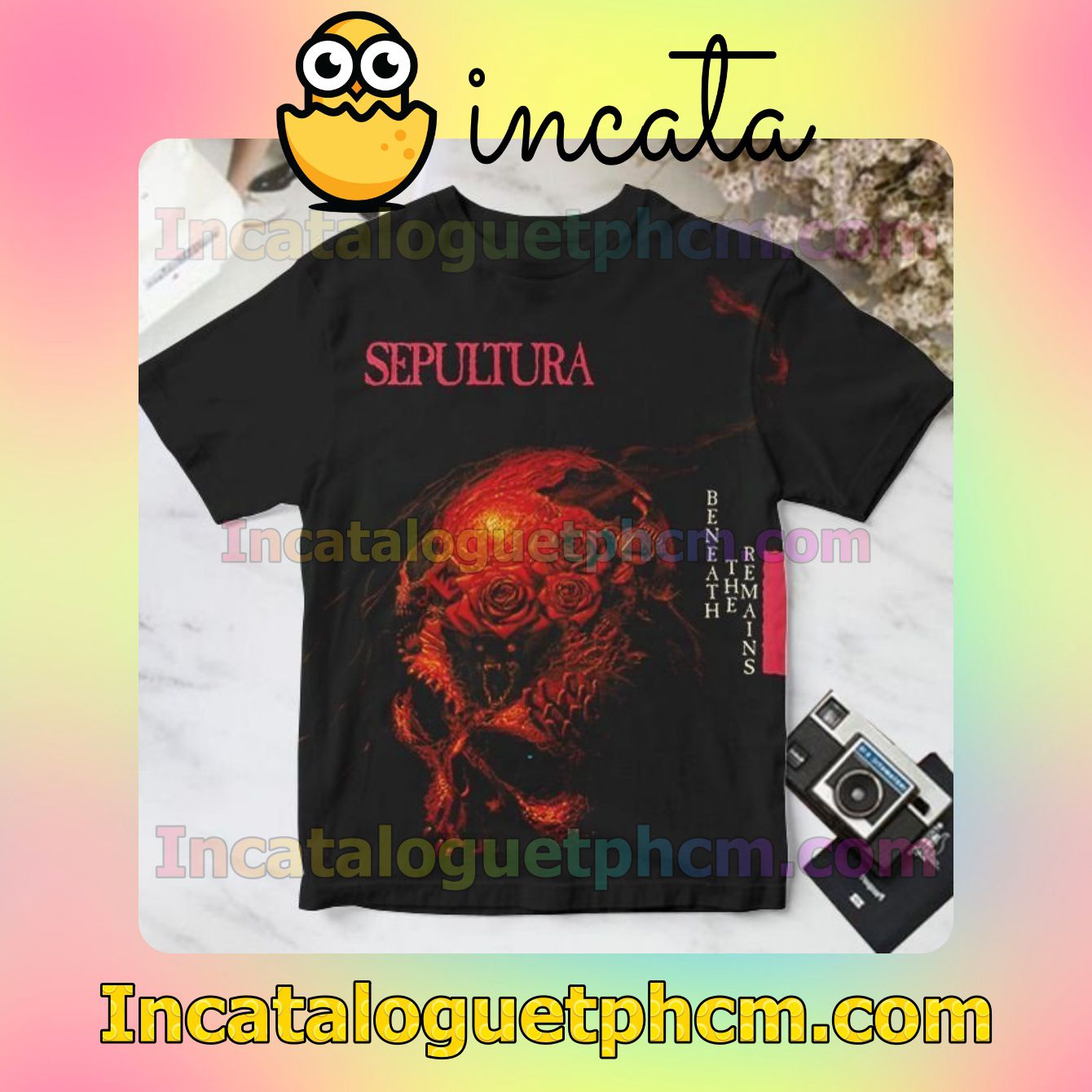 Sepultura Beneath The Remains Album Cover Personalized Shirt