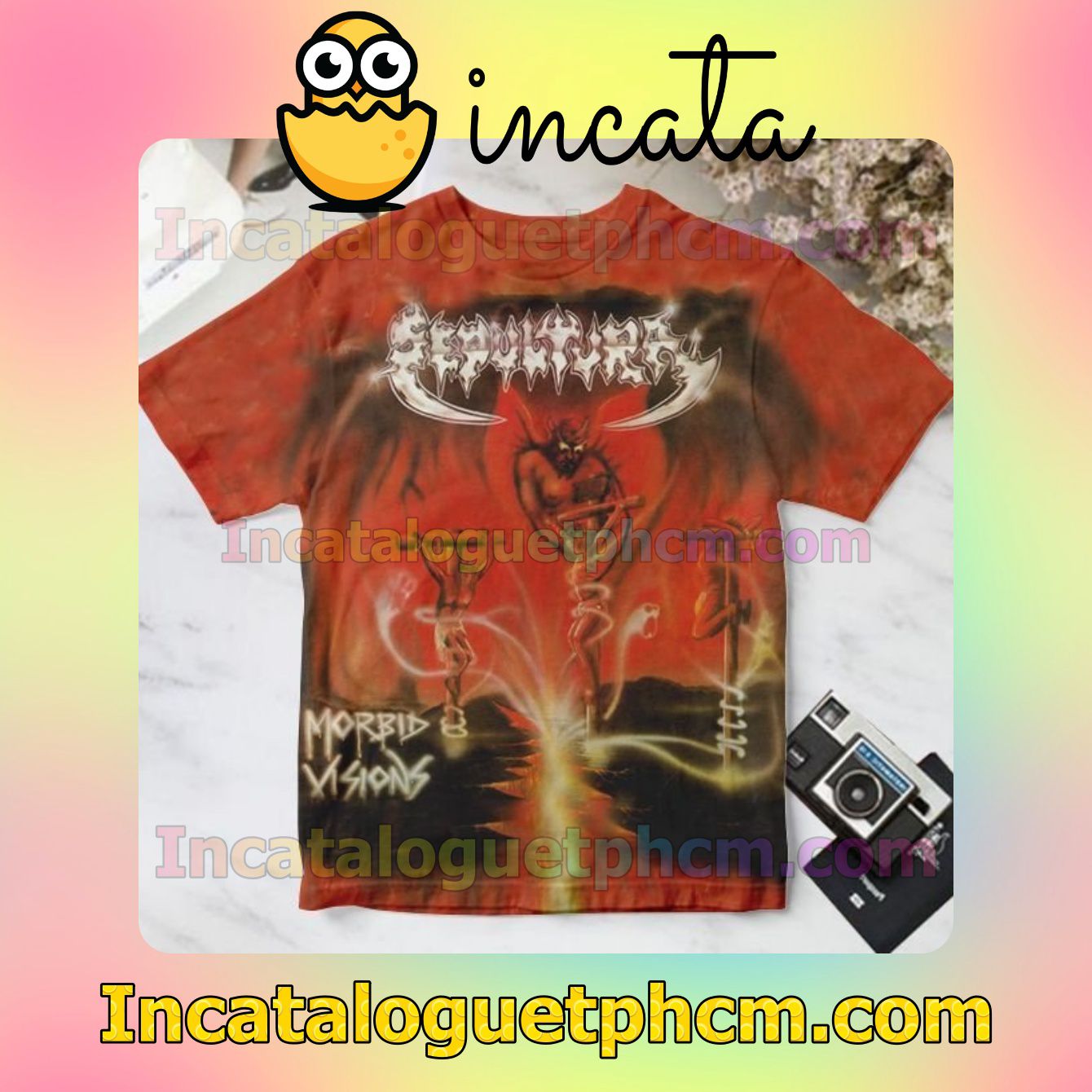 Sepultura Morbid Visions Album Cover Personalized Shirt