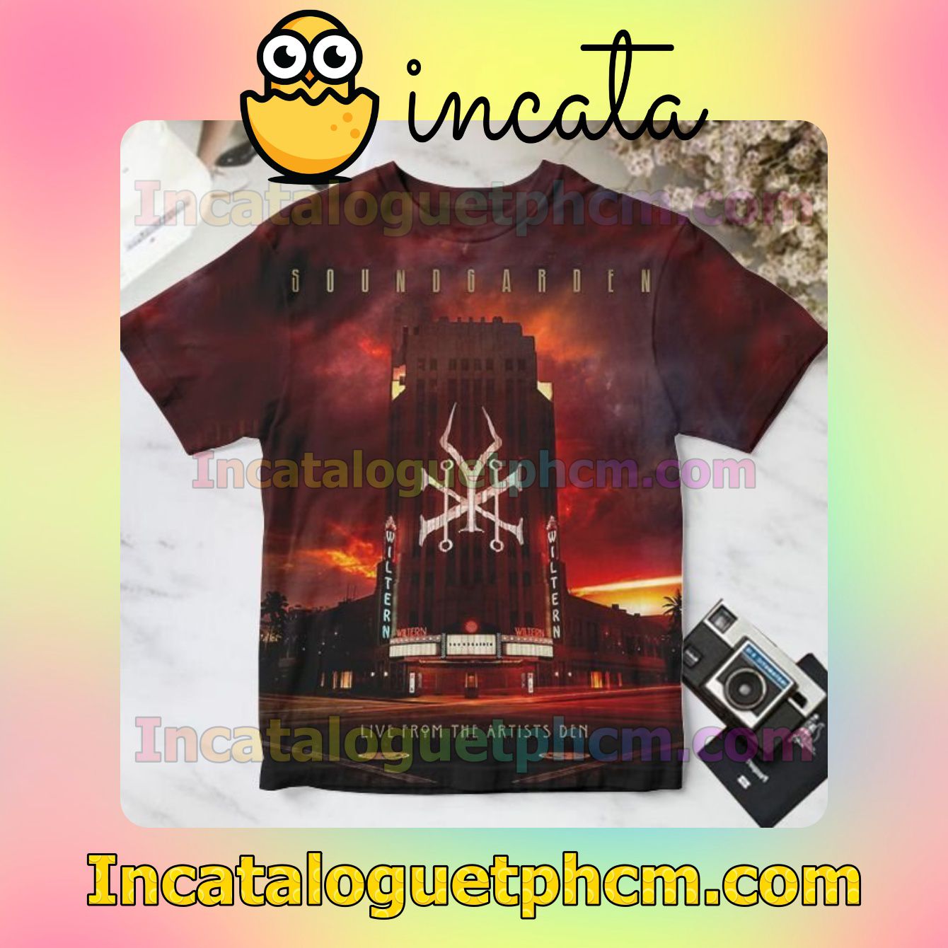 Soundgarden Live From The Artists Den Album Cover For Fan Shirt