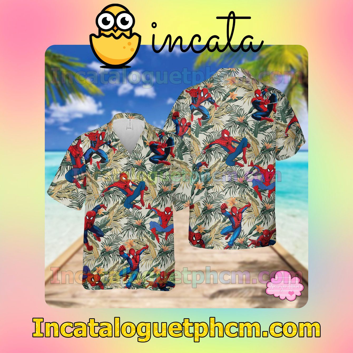 Spiderman Beach Shirt