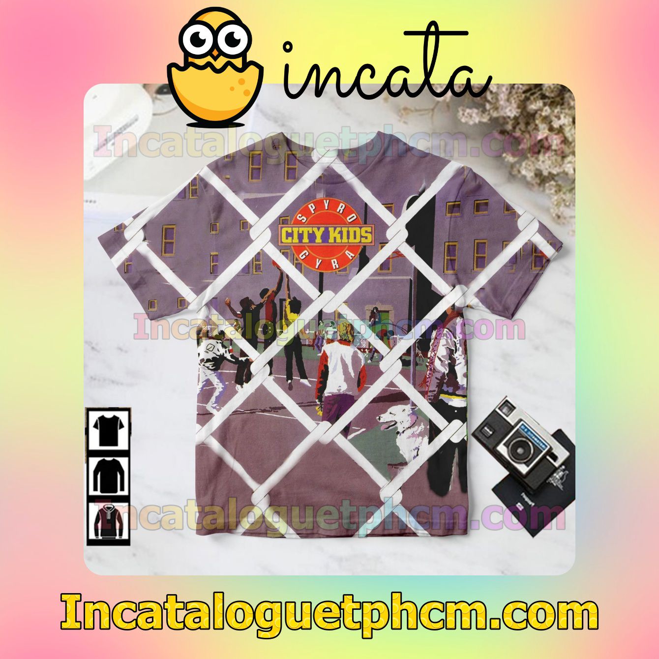 Spyro Gyra City Kids Album Cover Gift Shirt