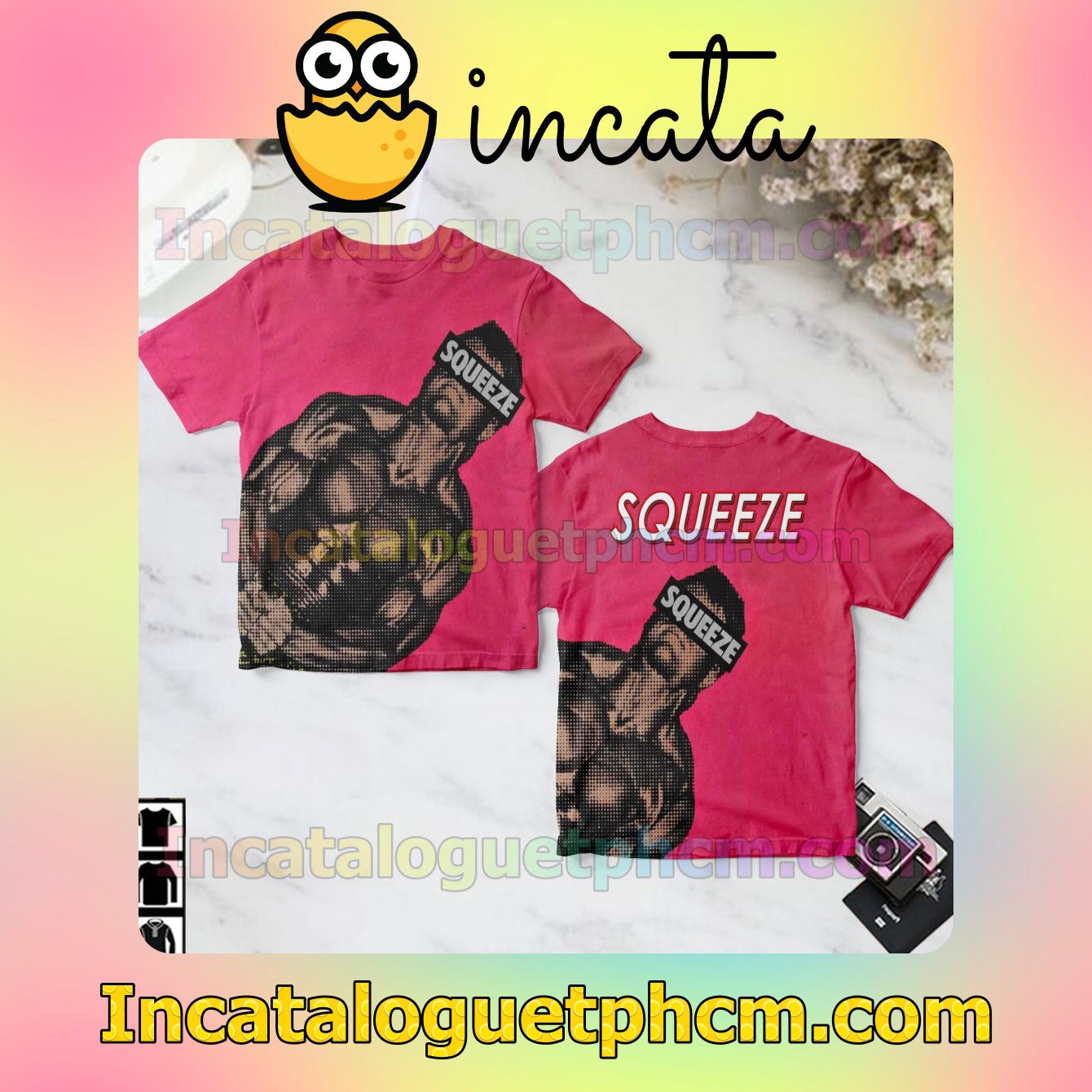 Squeeze Take Me I'm Yours Album Cover Pink Gift Shirt