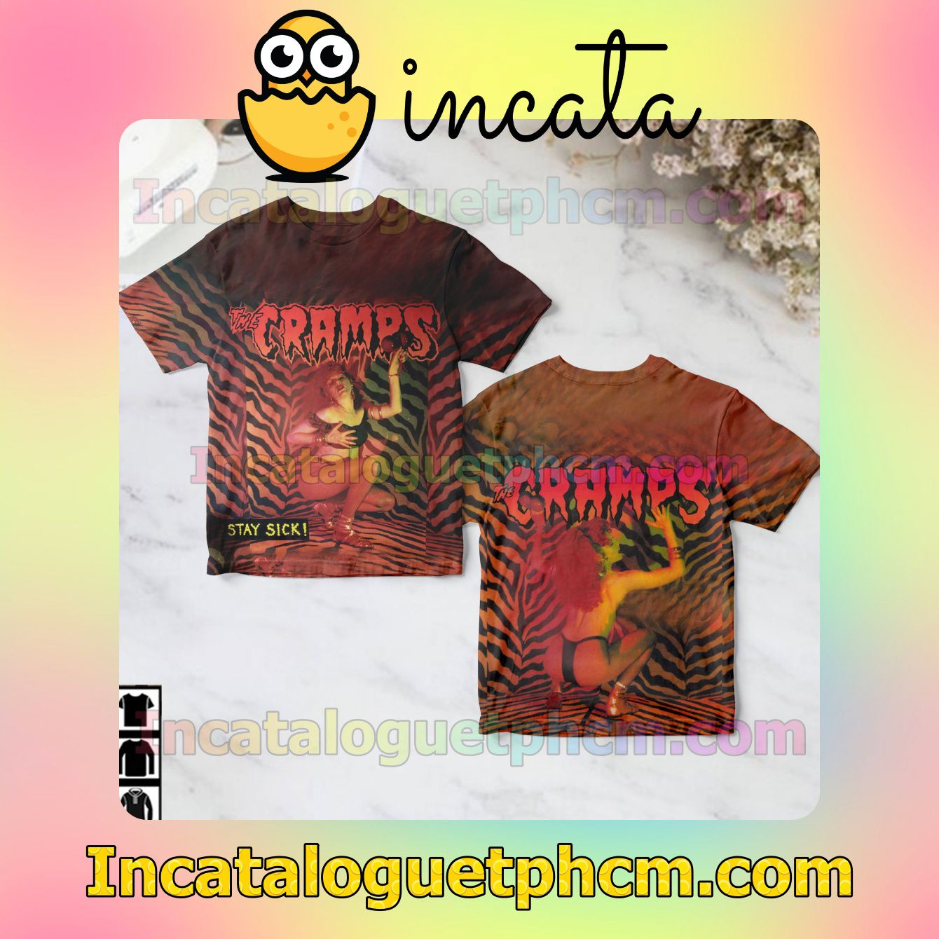Stay Sick Album Cover By The Cramps Gift Shirt