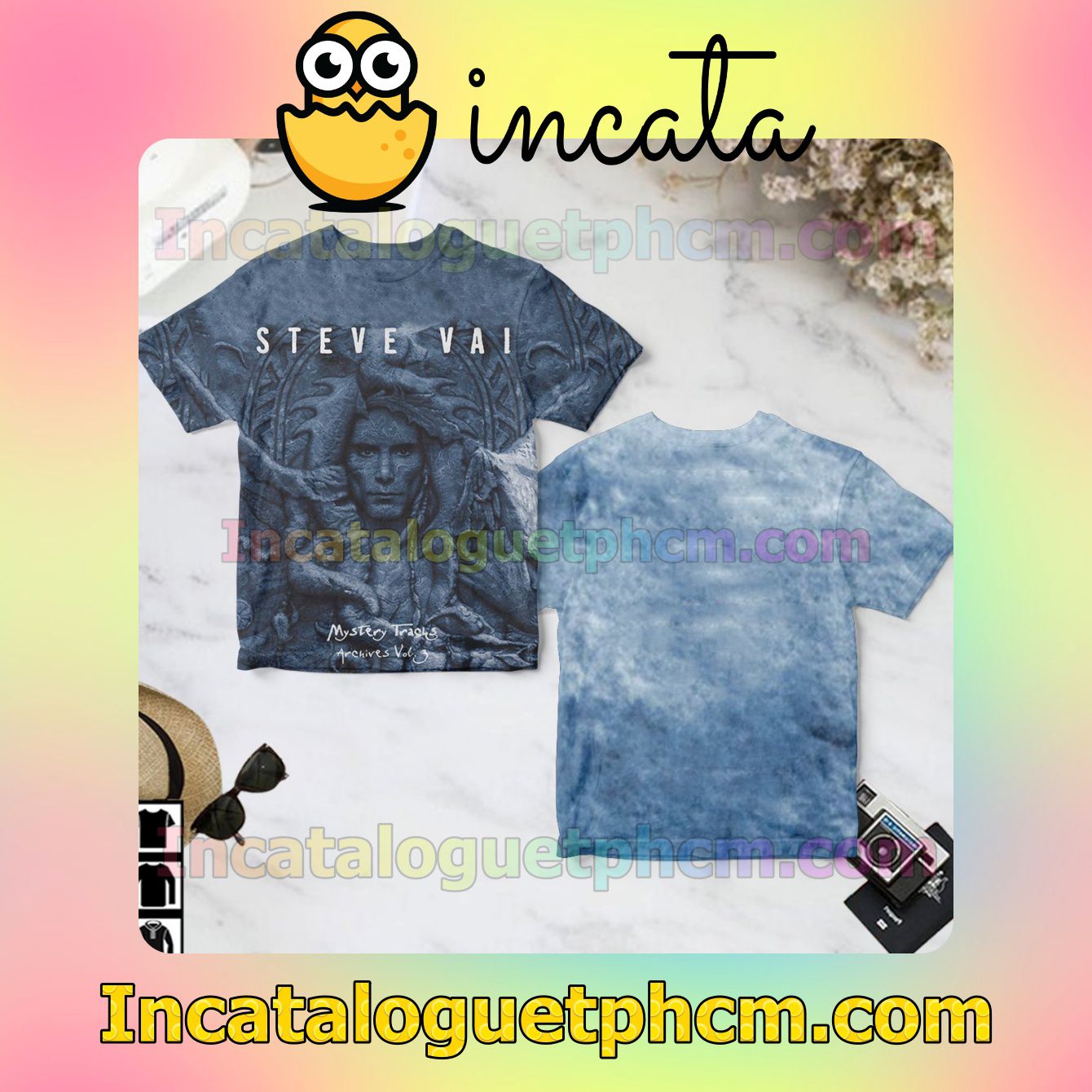 Steve Vai Mystery Tracks Archives Vol. 3 Album Cover Gift Shirt