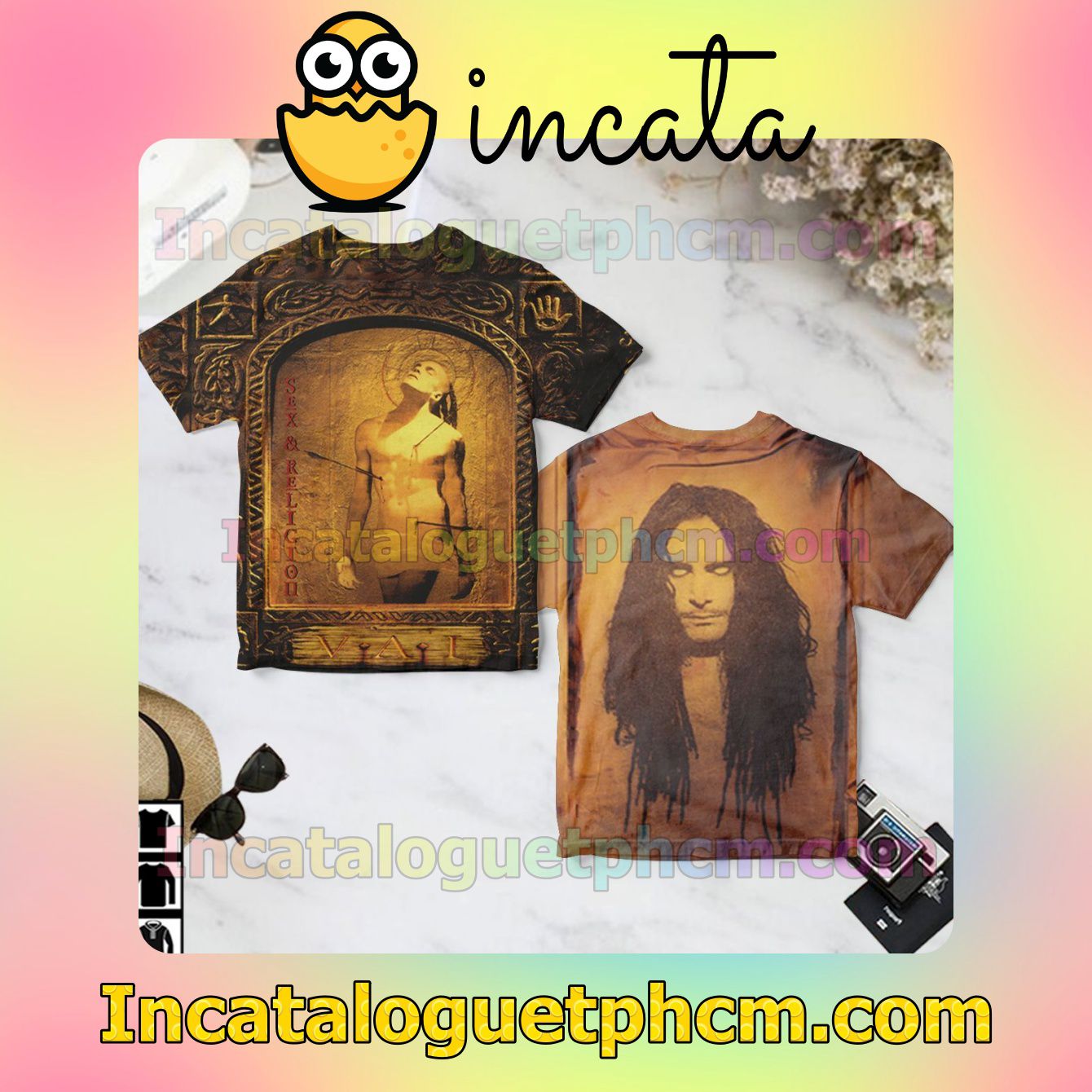Steve Vai Sex And Religion Album Cover Gift Shirt